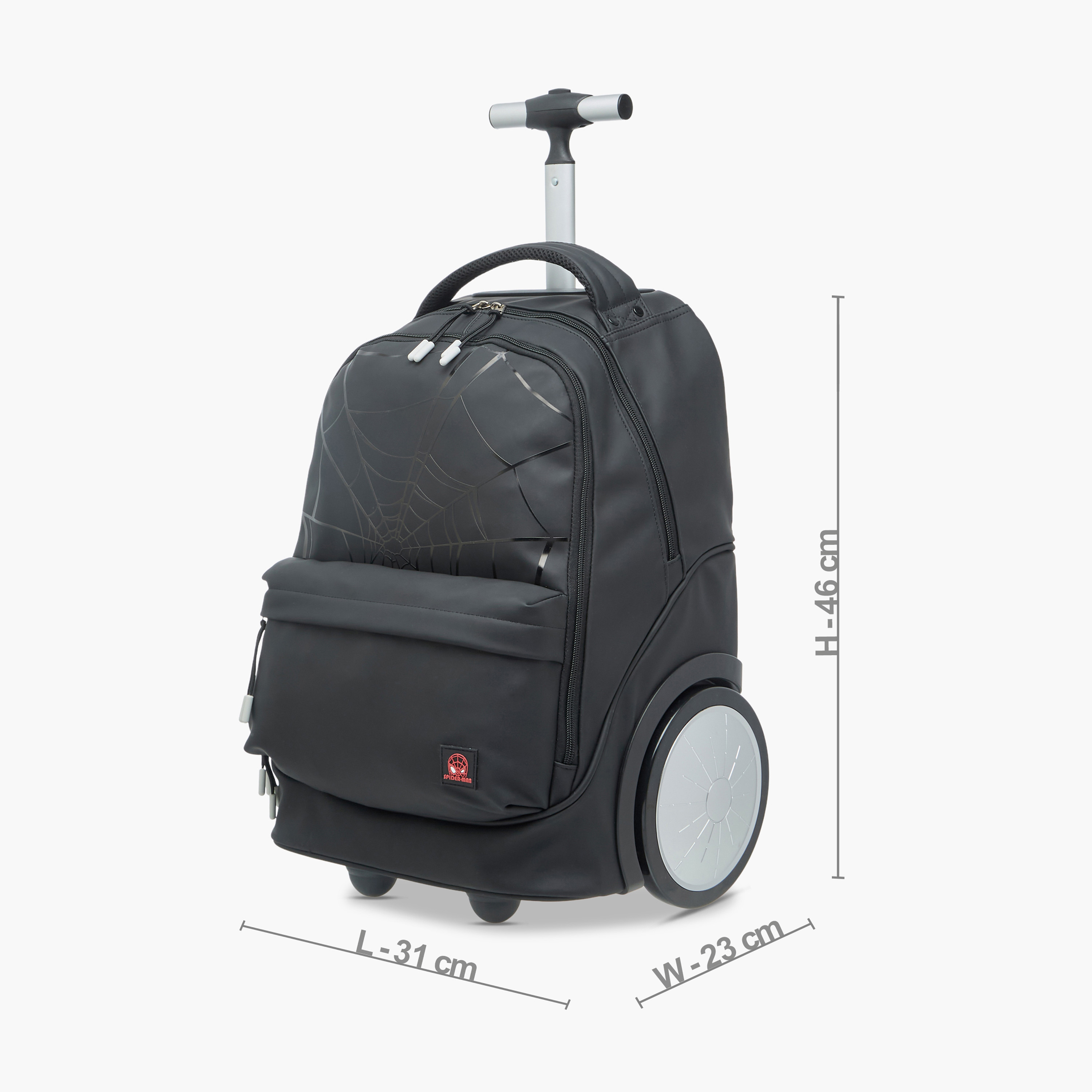 Marvel Spider-Man Trolley Bag for Boys 8-13 Years with Laptop Compartment -school-bagsandbackpacks-trolleybags-image-5