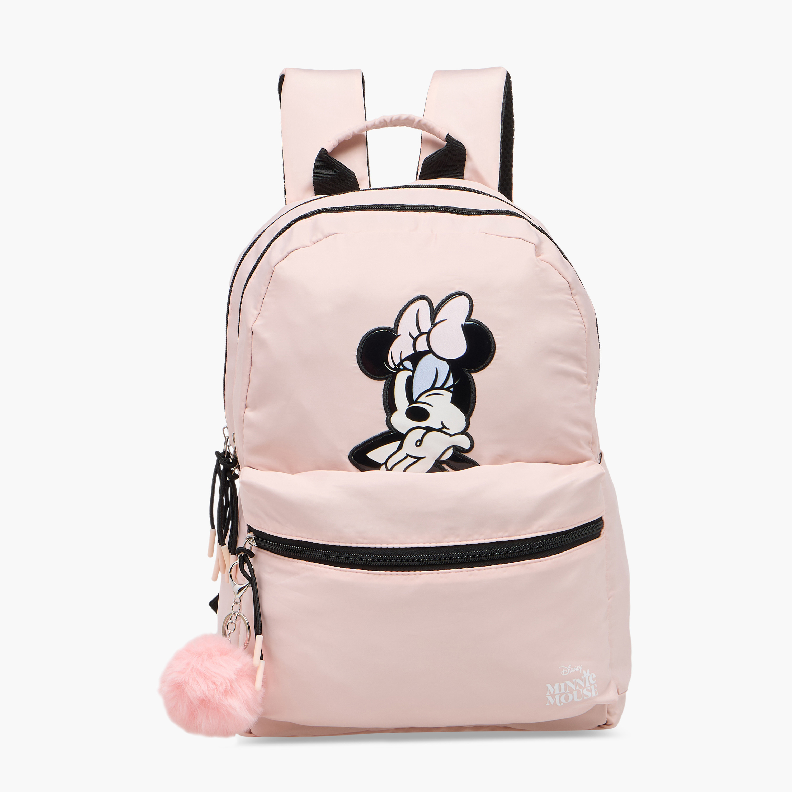 Disney Minnie Mouse Print Backpack with Adjustable Shoulder Straps - 17 inches-school-bagsandbackpacks-backpacks-image-1
