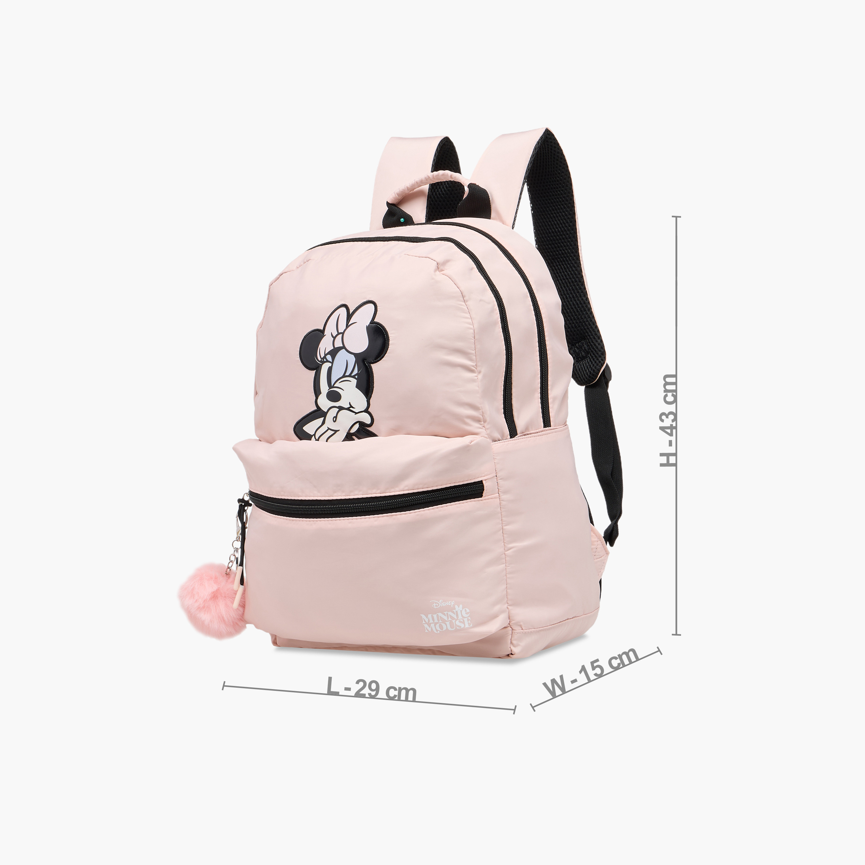 Disney Minnie Mouse Print Backpack with Adjustable Shoulder Straps - 17 inches-school-bagsandbackpacks-backpacks-image-4
