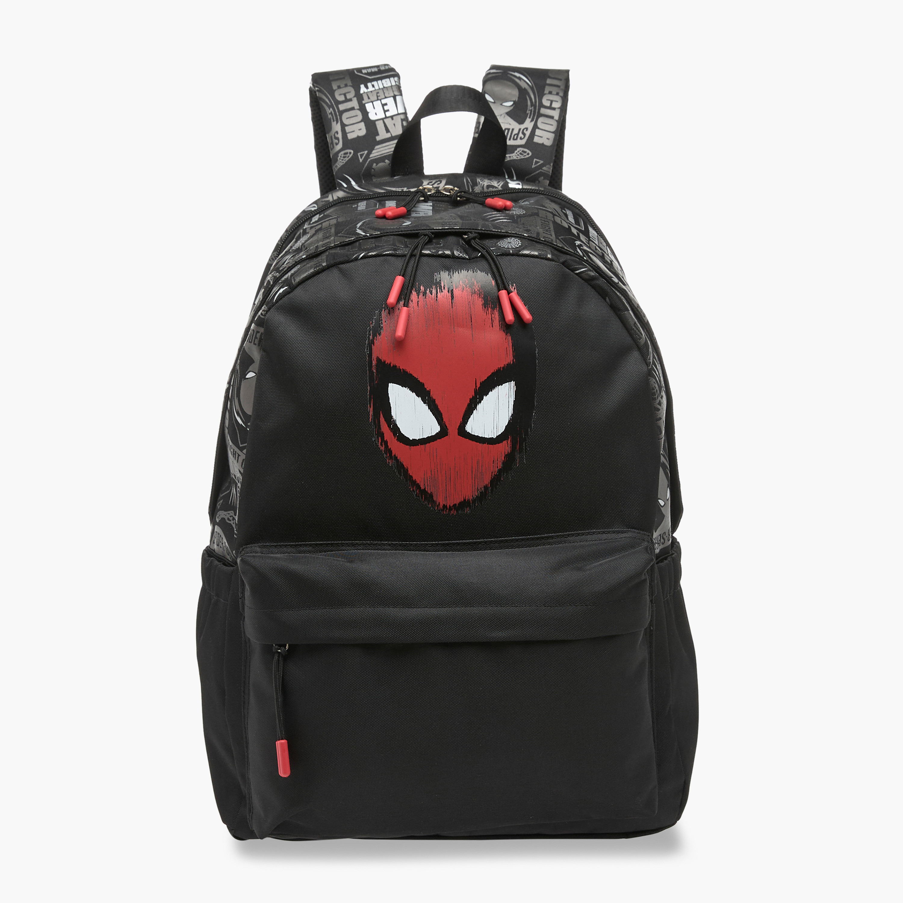 Spider-Man Print Backpack with Adjustable Straps and Zip Closure- 17 inch-school-bagsandbackpacks-backpacks-image-1