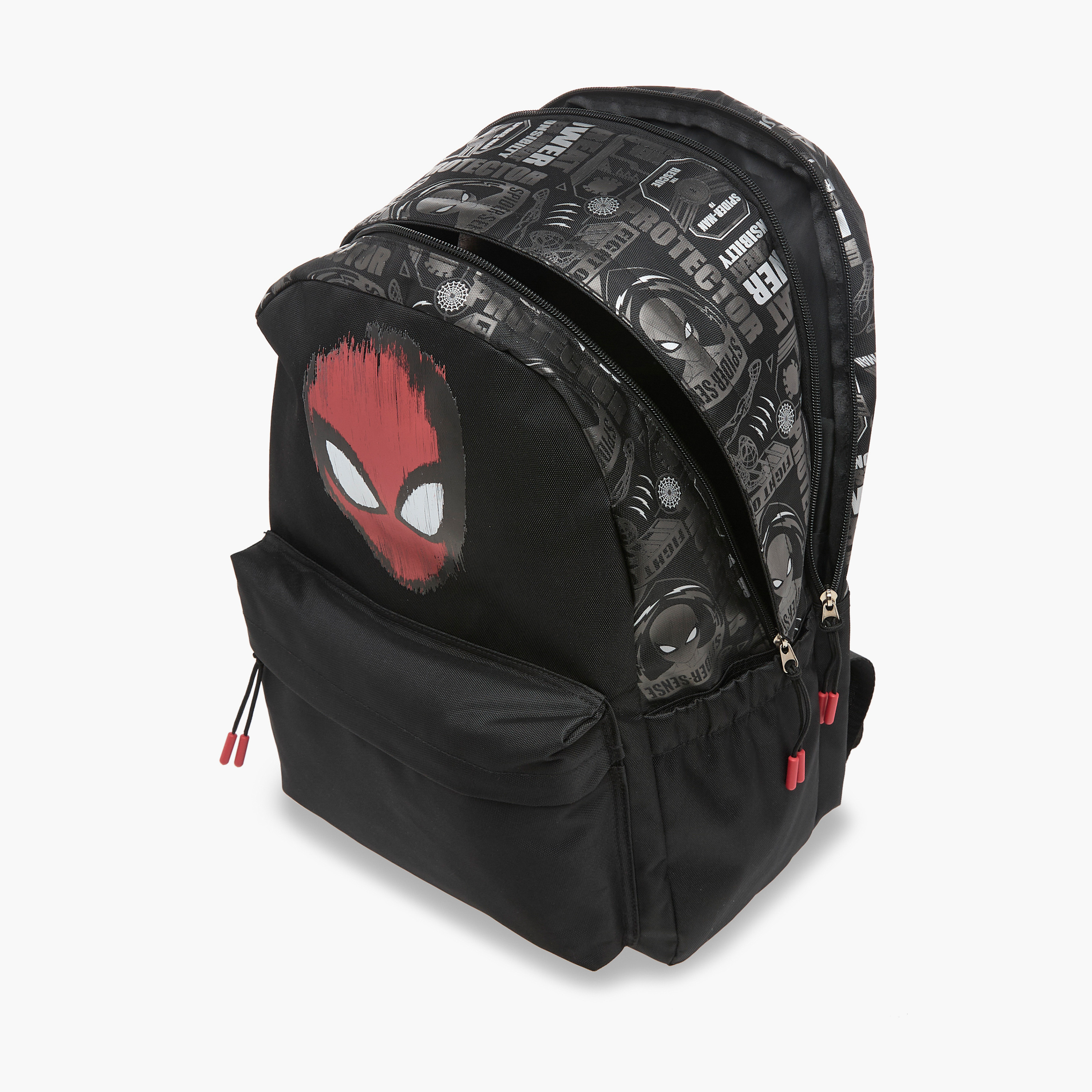 Spider-Man Print Backpack with Adjustable Straps and Zip Closure- 17 inch-school-bagsandbackpacks-backpacks-image-11