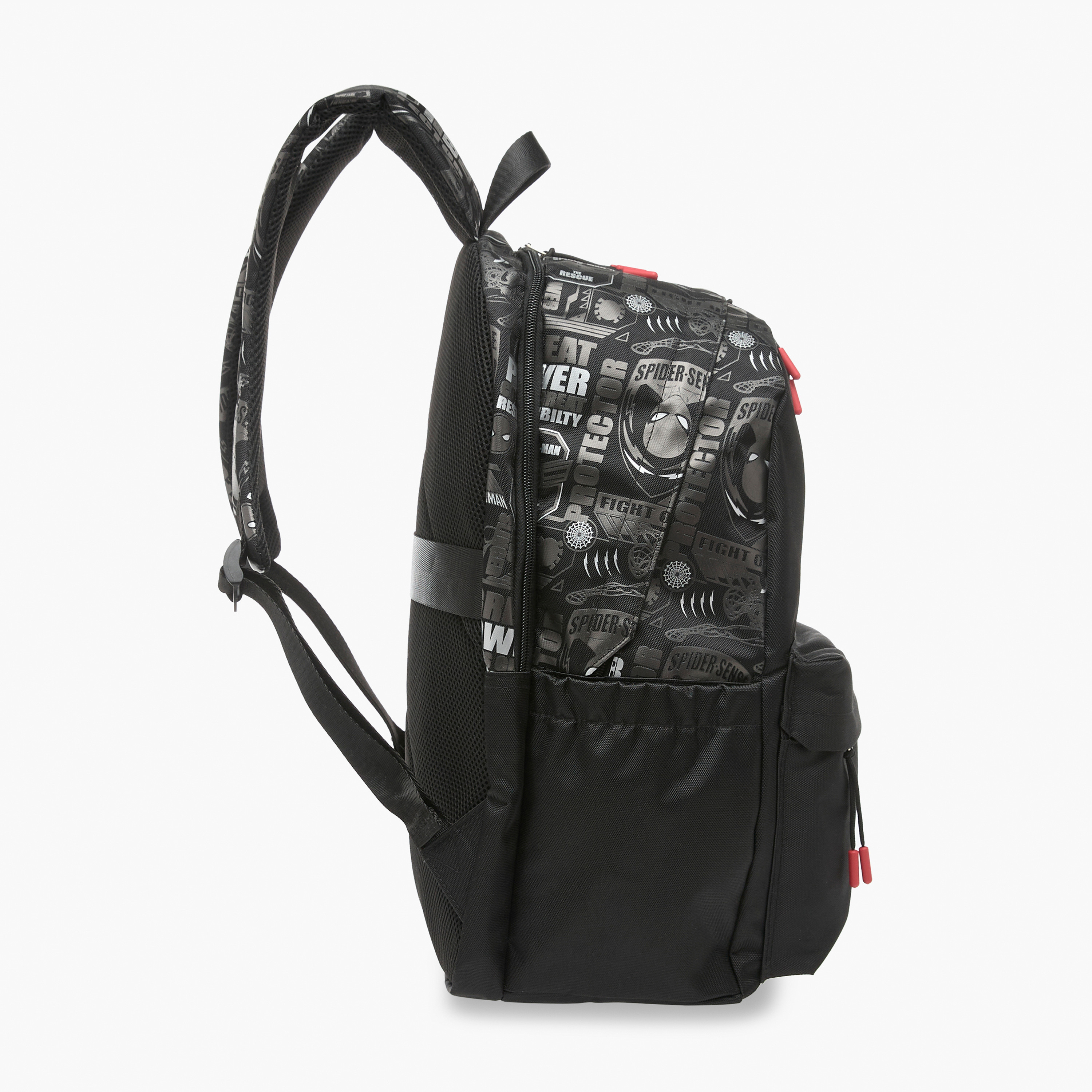 Spider-Man Print Backpack with Adjustable Straps and Zip Closure- 17 inch-school-bagsandbackpacks-backpacks-image-4