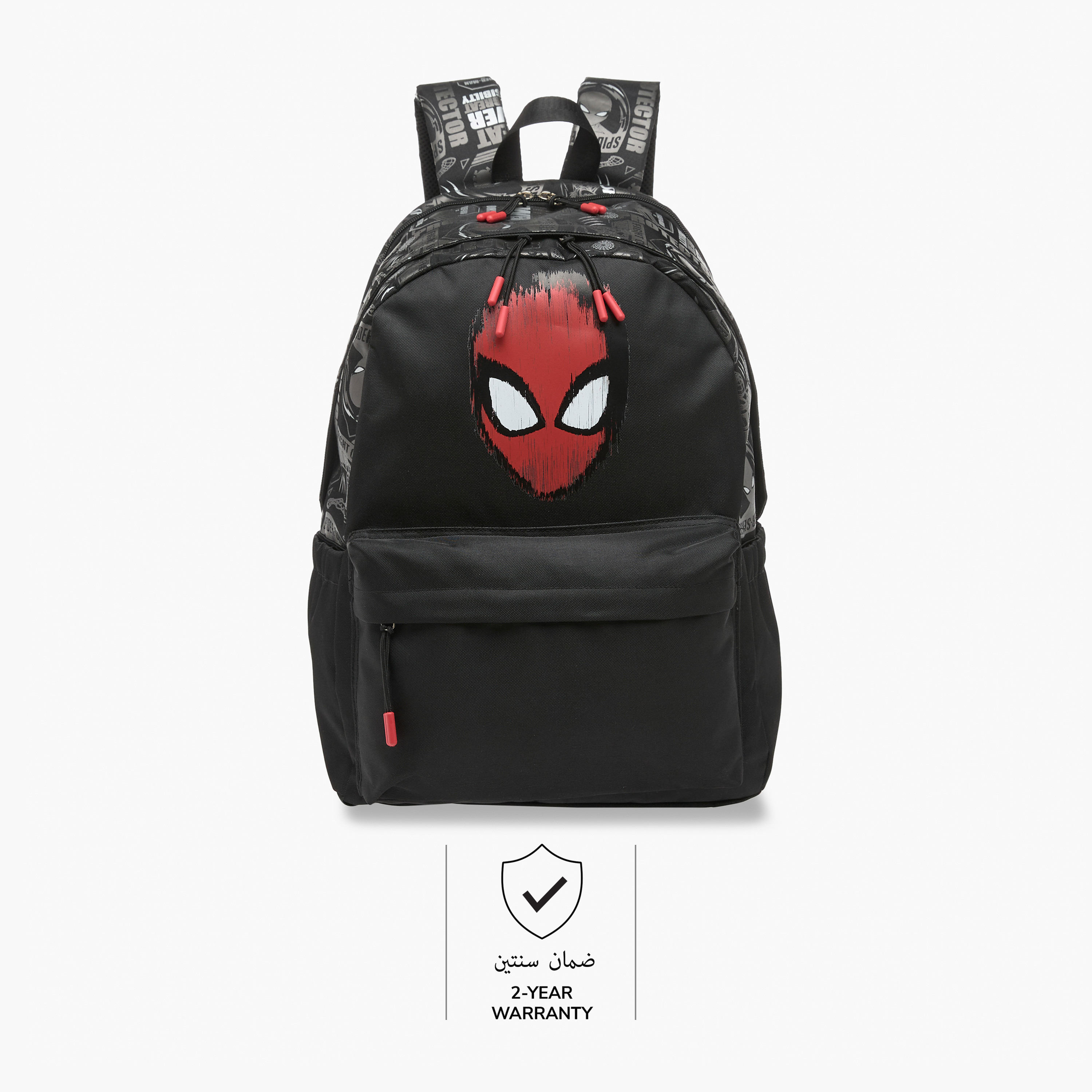Spider-Man Print Backpack with Adjustable Straps and Zip Closure- 17 inch-school-bagsandbackpacks-backpacks-image-5