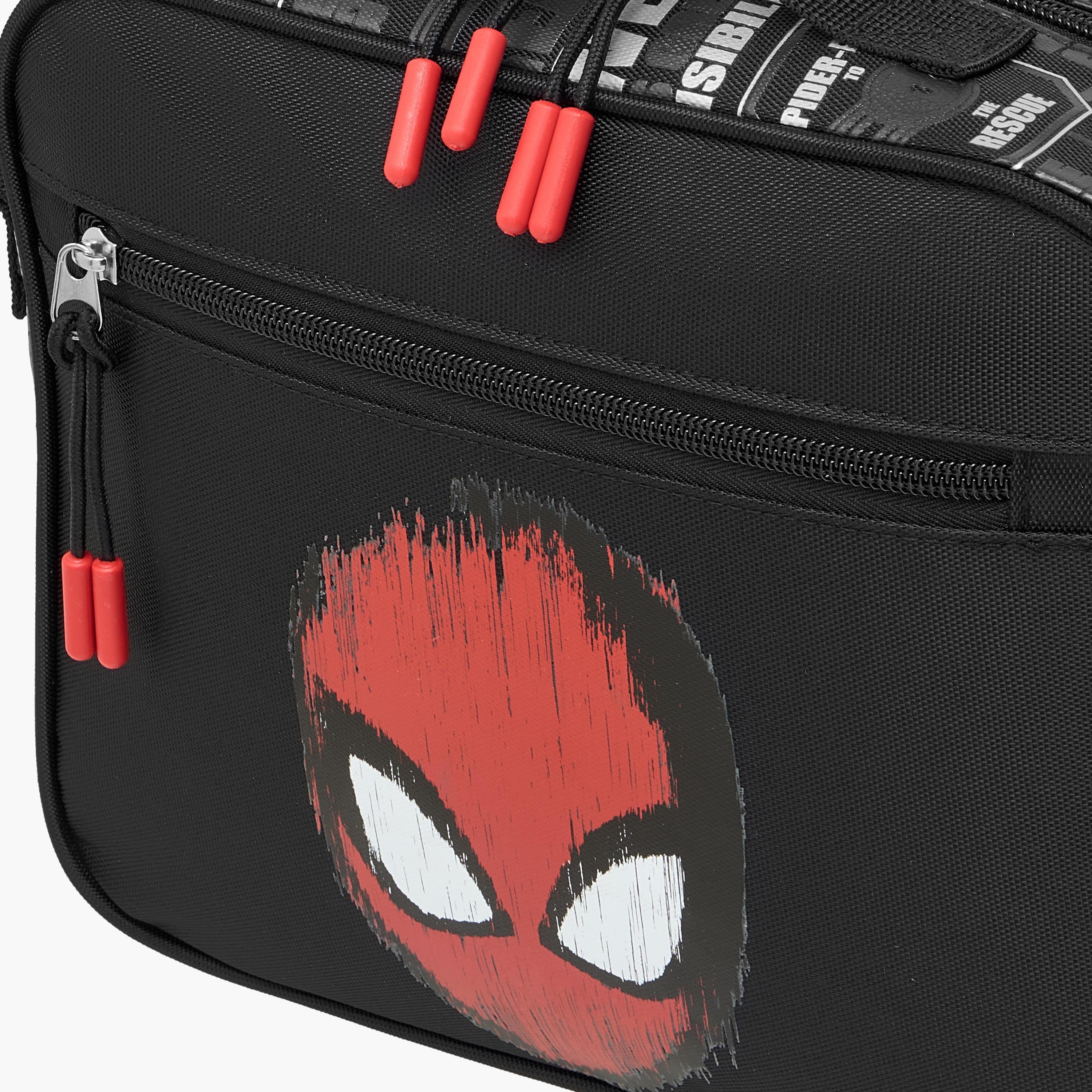 Spider-Man Print Lunch Bag with Zip Closure-school-lunchessentials-lunchbags-image-5