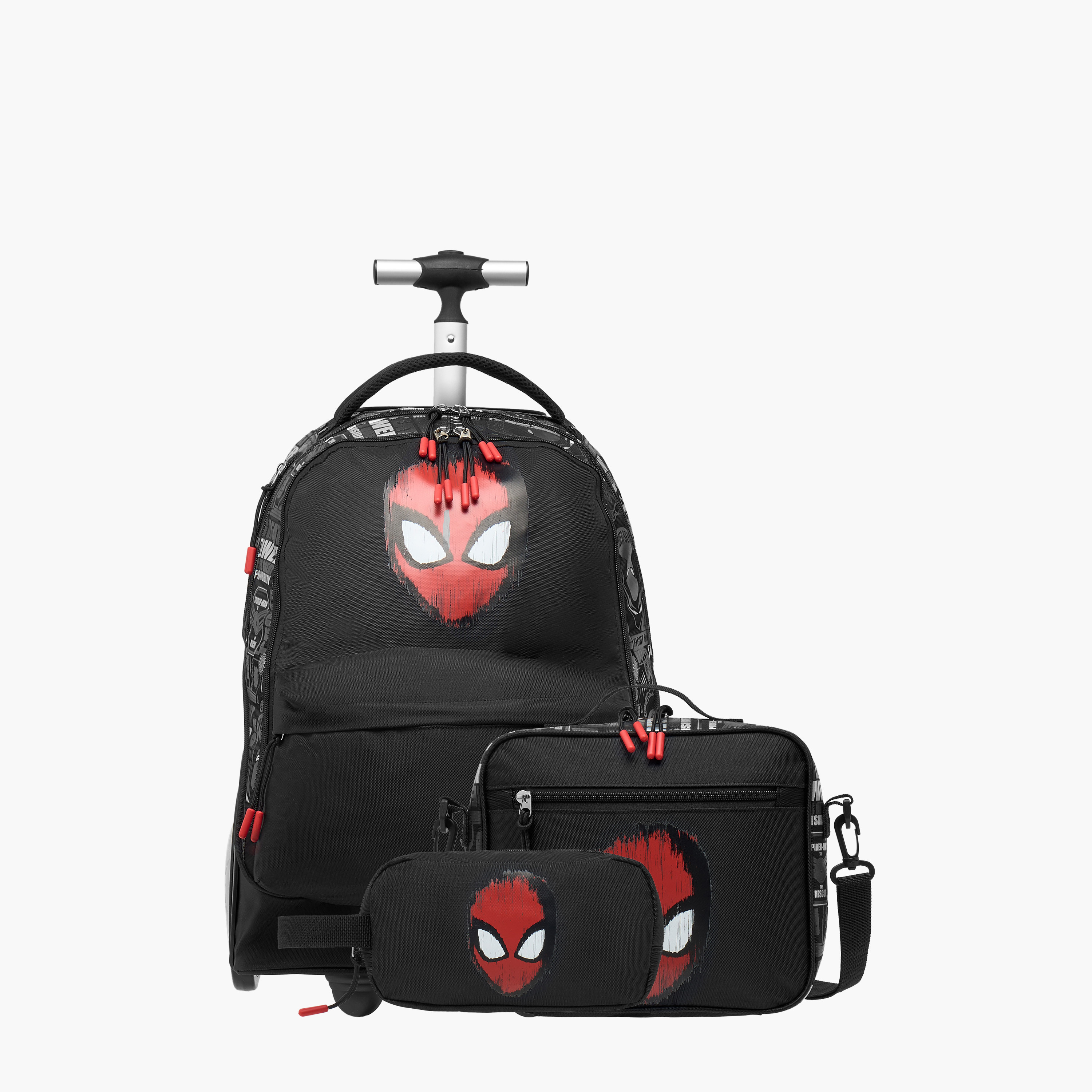 Spider-Man Print Lunch Bag with Zip Closure-school-lunchessentials-lunchbags-image-8