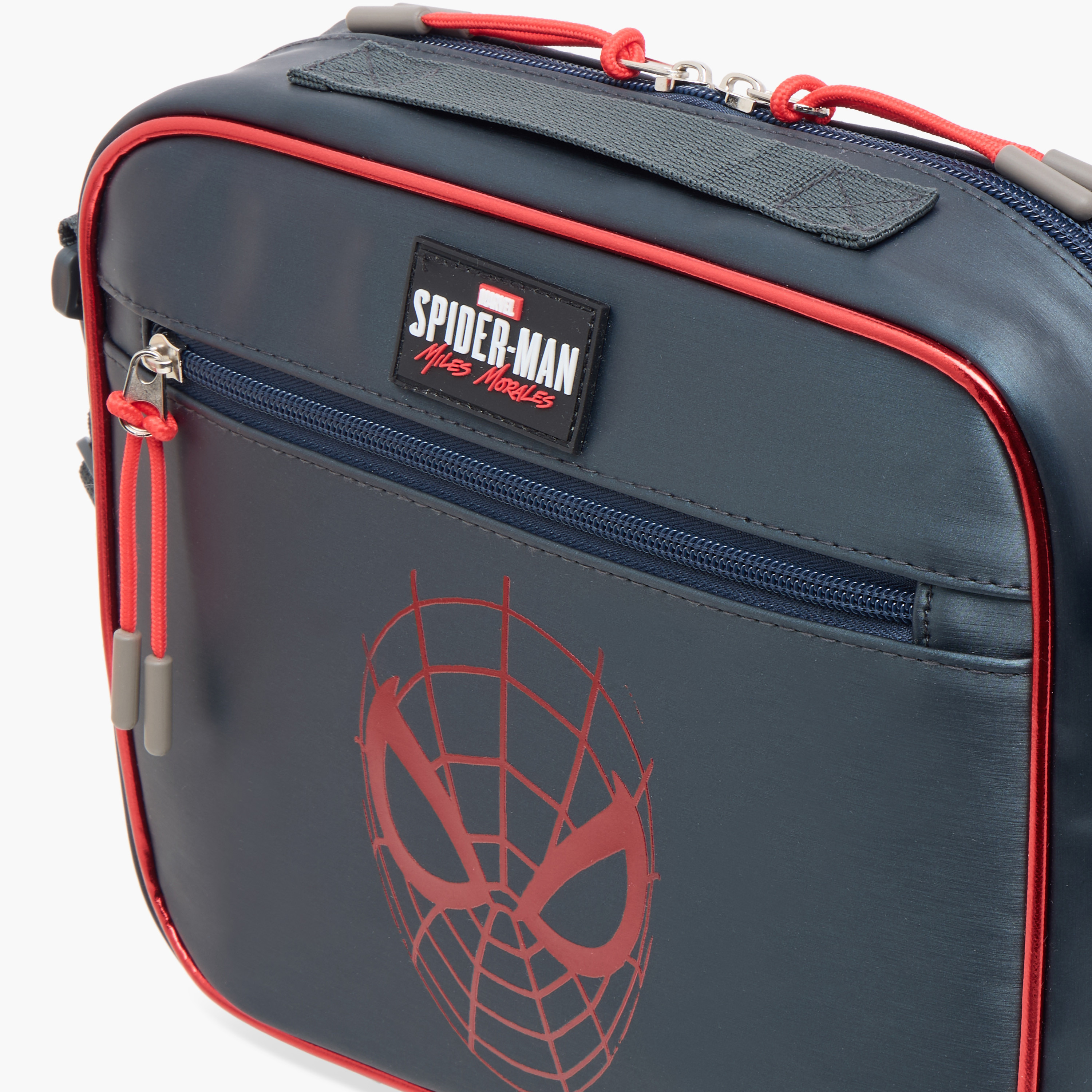 Spider-Man Print Lunch Bag with Zip Closure-school-lunchessentials-lunchbags-image-7
