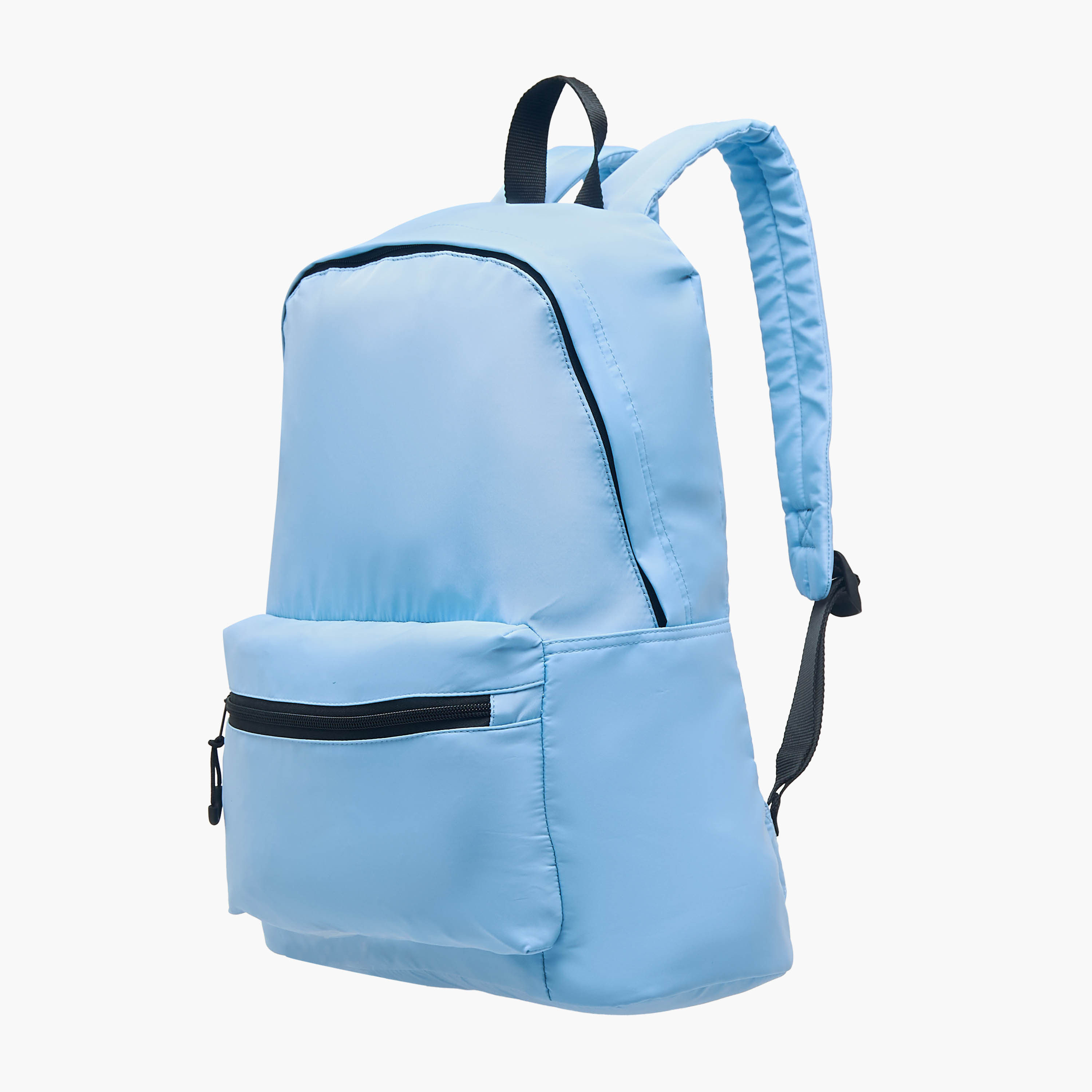 Juniors Solid Backpack with Adjustable Straps and Zip Closure - 17 inches-school-bagsandbackpacks-backpacks-image-4