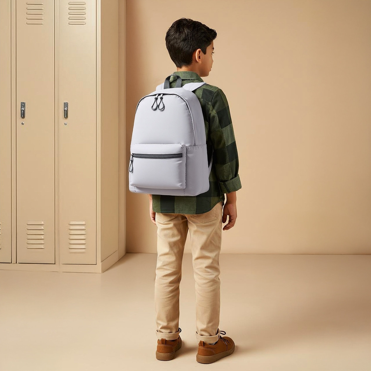 شنطة ظهر سادة بحمالات قبلة للتعديل وسحاب إغلاق من جونيورز - 17 بوصة-school-bagsandbackpacks-backpacks-image-8