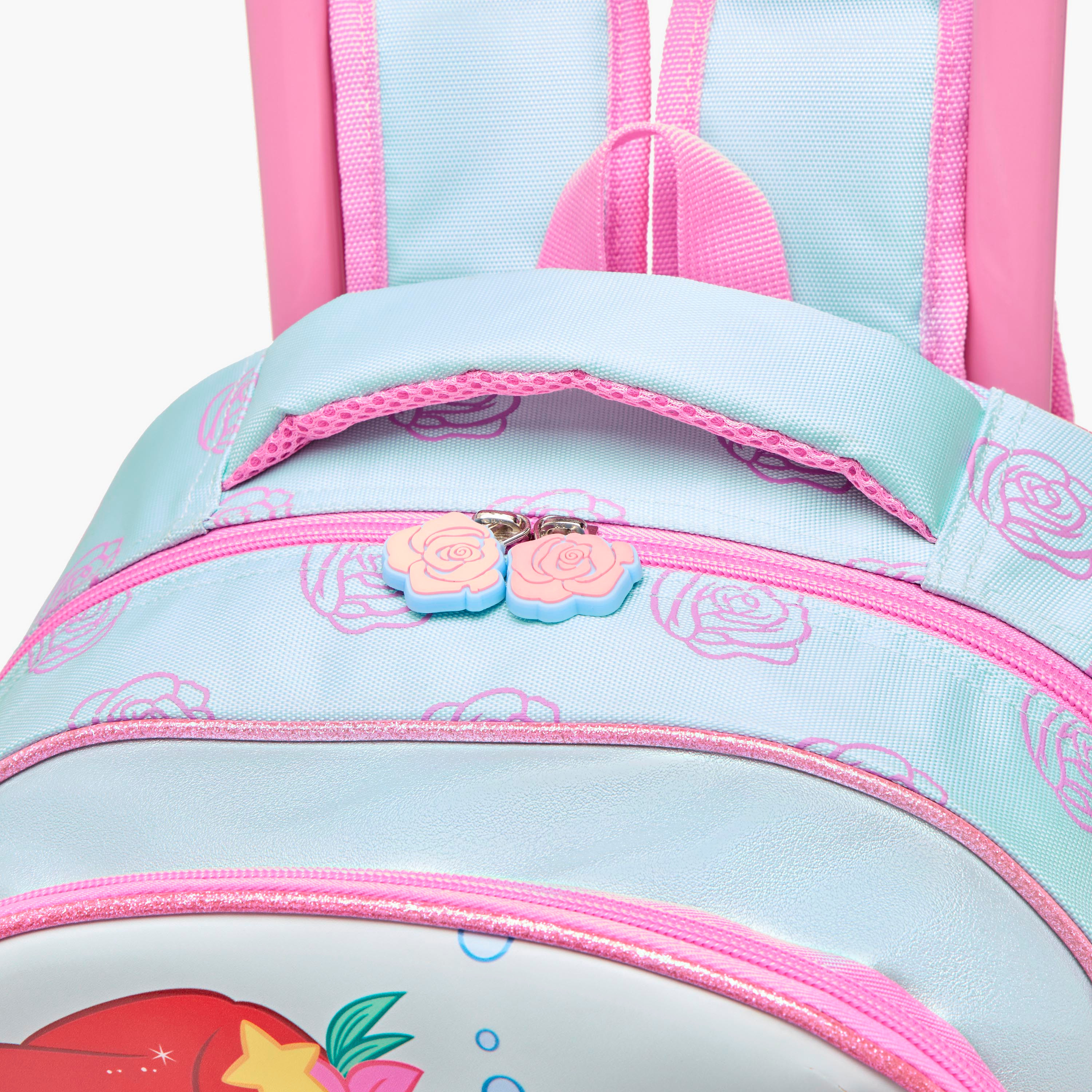 Disney Princess Trolley Bag for Girls 5-8 Years with Adjustable Strap -school-bagsandbackpacks-trolleybags-image-12