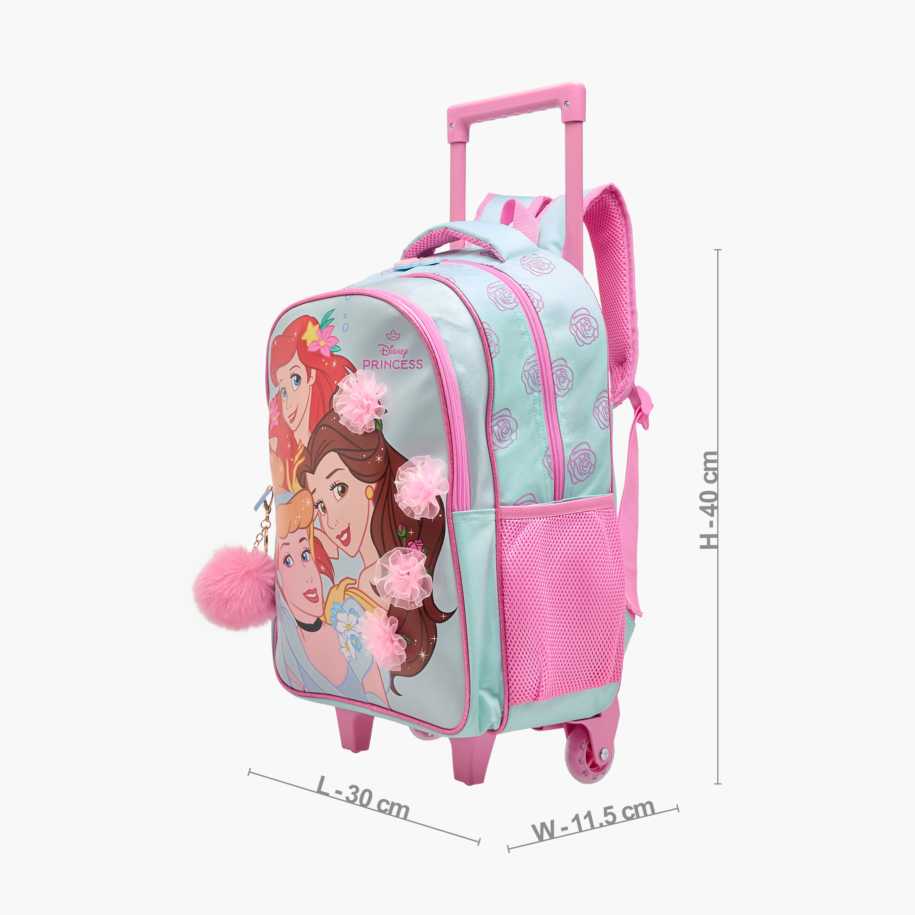 Disney Princess Trolley Bag for Girls 5-8 Years with Adjustable Strap -school-bagsandbackpacks-trolleybags-image-4