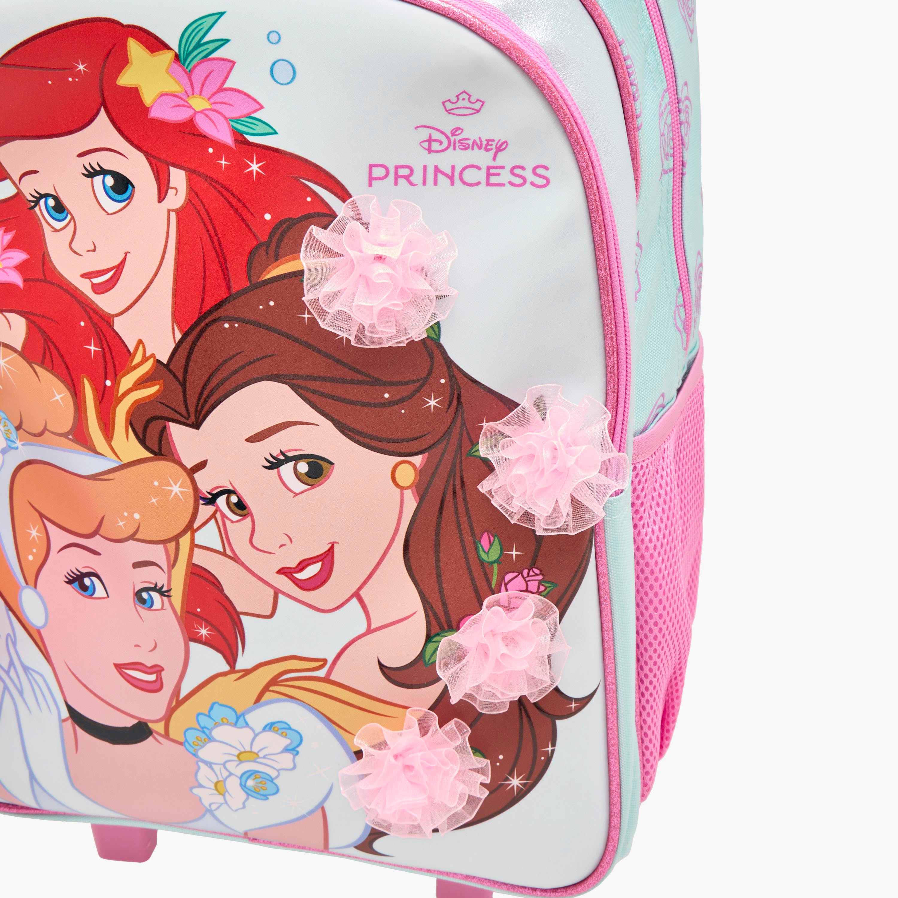 Disney Princess Trolley Bag for Girls 5-8 Years with Adjustable Strap -school-bagsandbackpacks-trolleybags-image-11