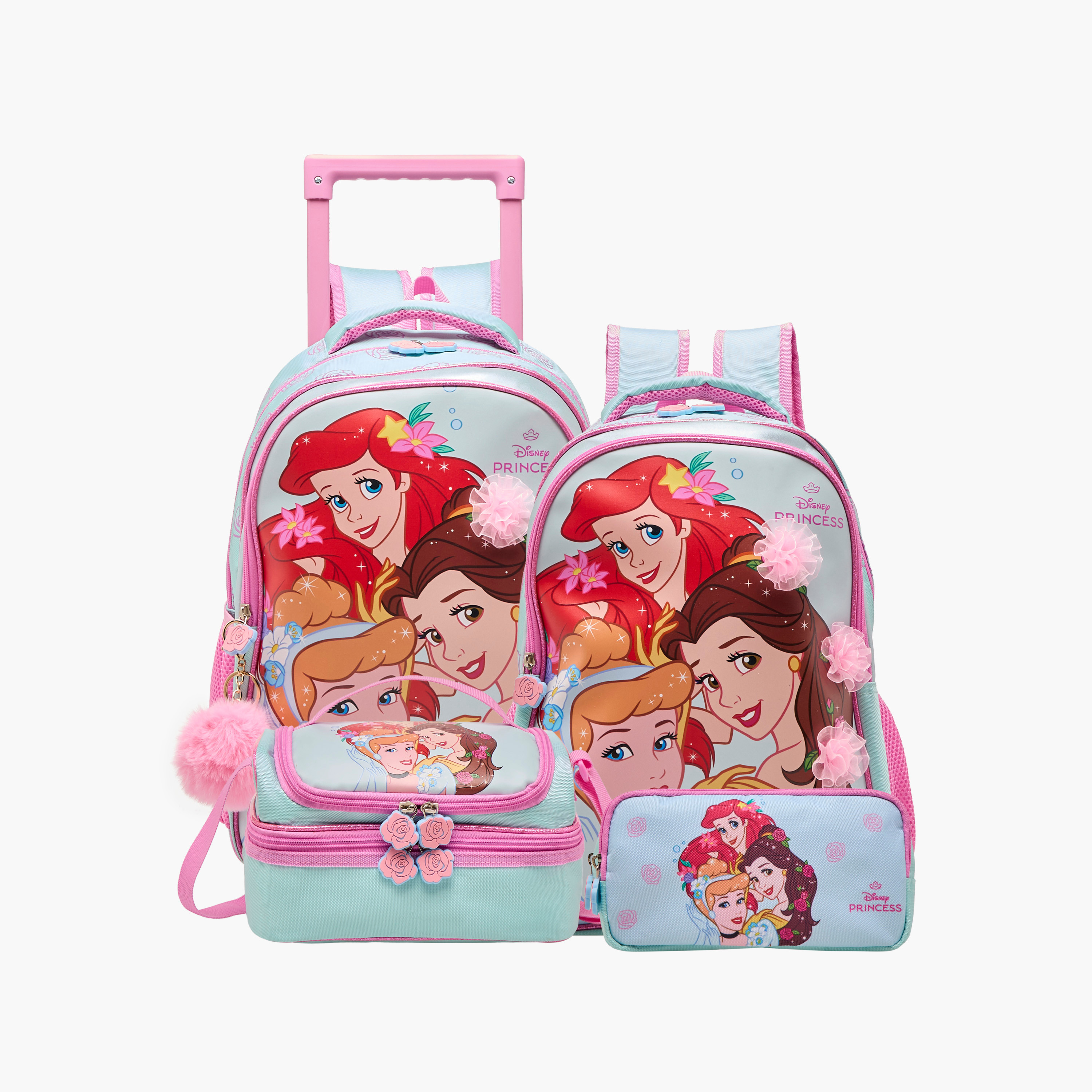 شنطة غداء بطبعات أميرات ديزني وسحاب إغلاق-school-lunchessentials-lunchbags-image-1