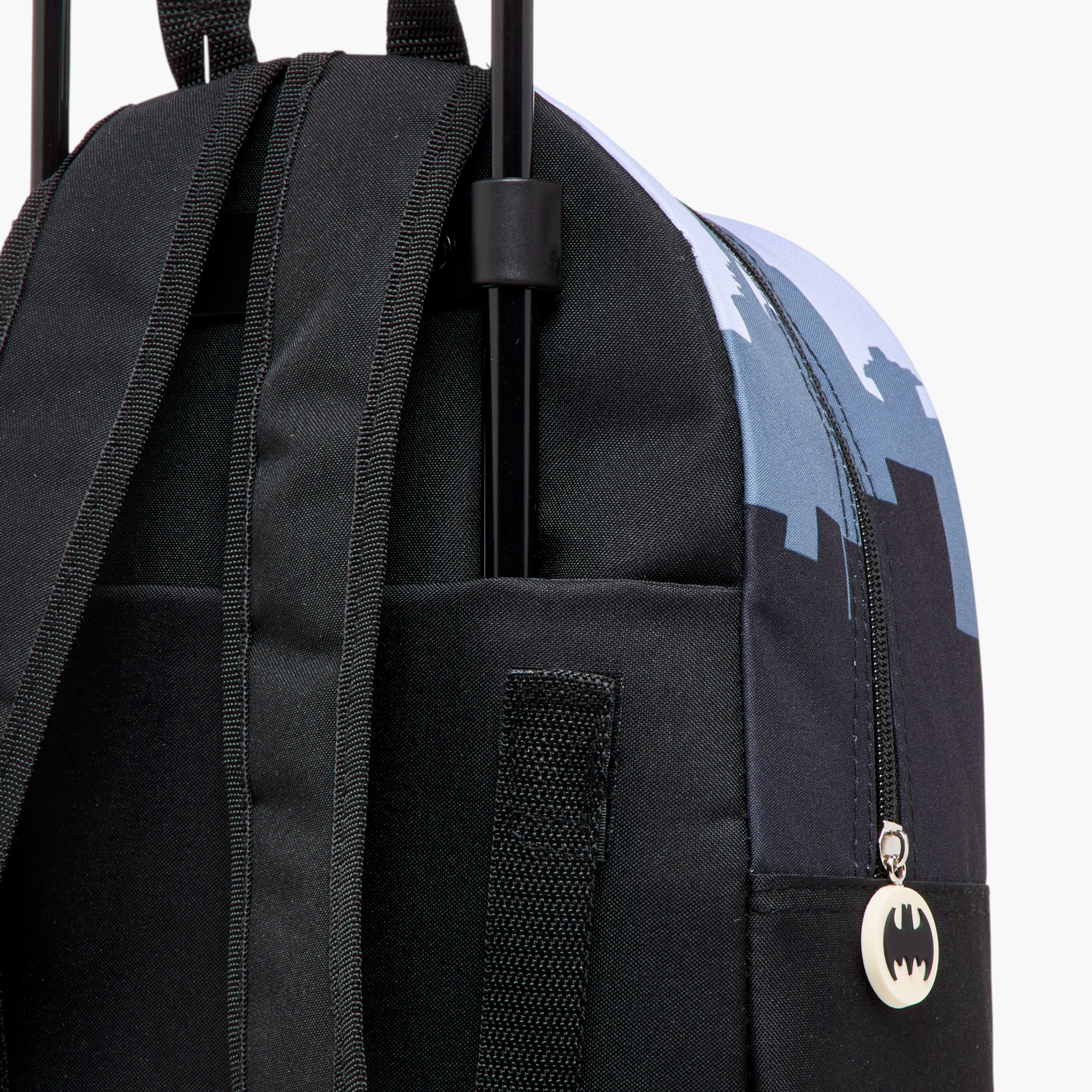 Batman Print 3-Piece Trolley Backpack Set - 13 inches-school-bagsandbackpacks-trolleybags-image-11