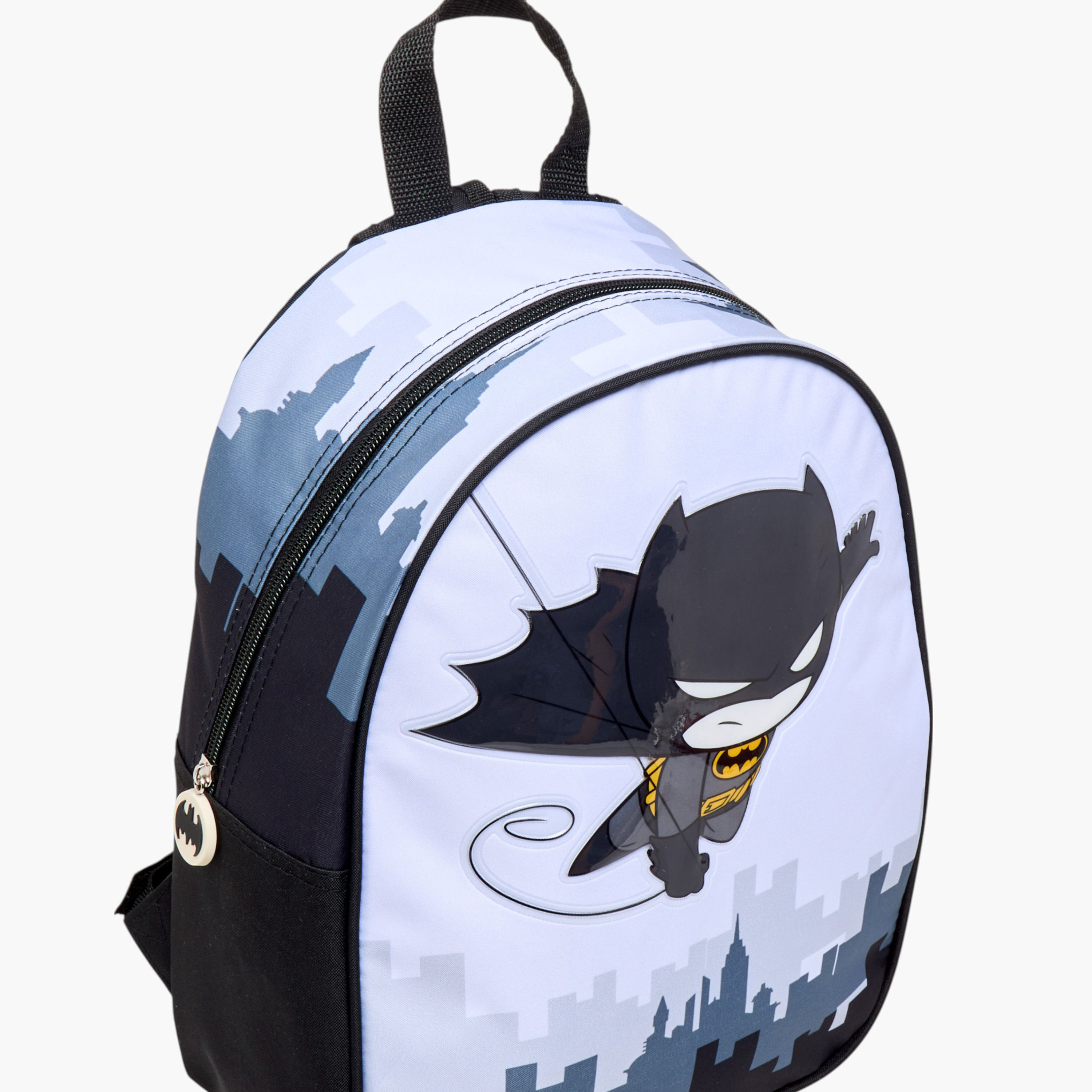 Batman Print 3-Piece Trolley Backpack Set - 13 inches-school-bagsandbackpacks-trolleybags-image-7