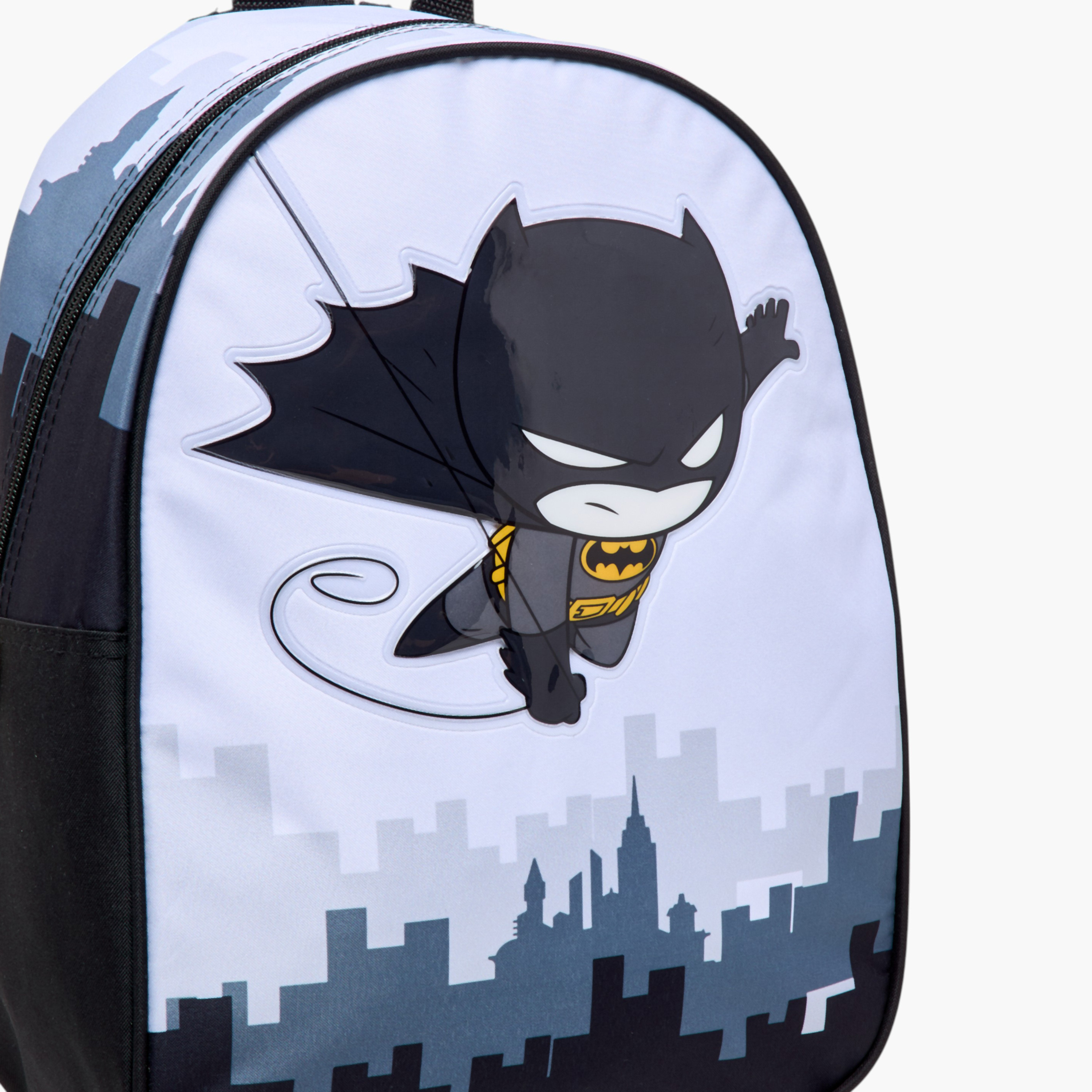 Batman Print 3-Piece Trolley Backpack Set - 13 inches-school-bagsandbackpacks-trolleybags-image-8