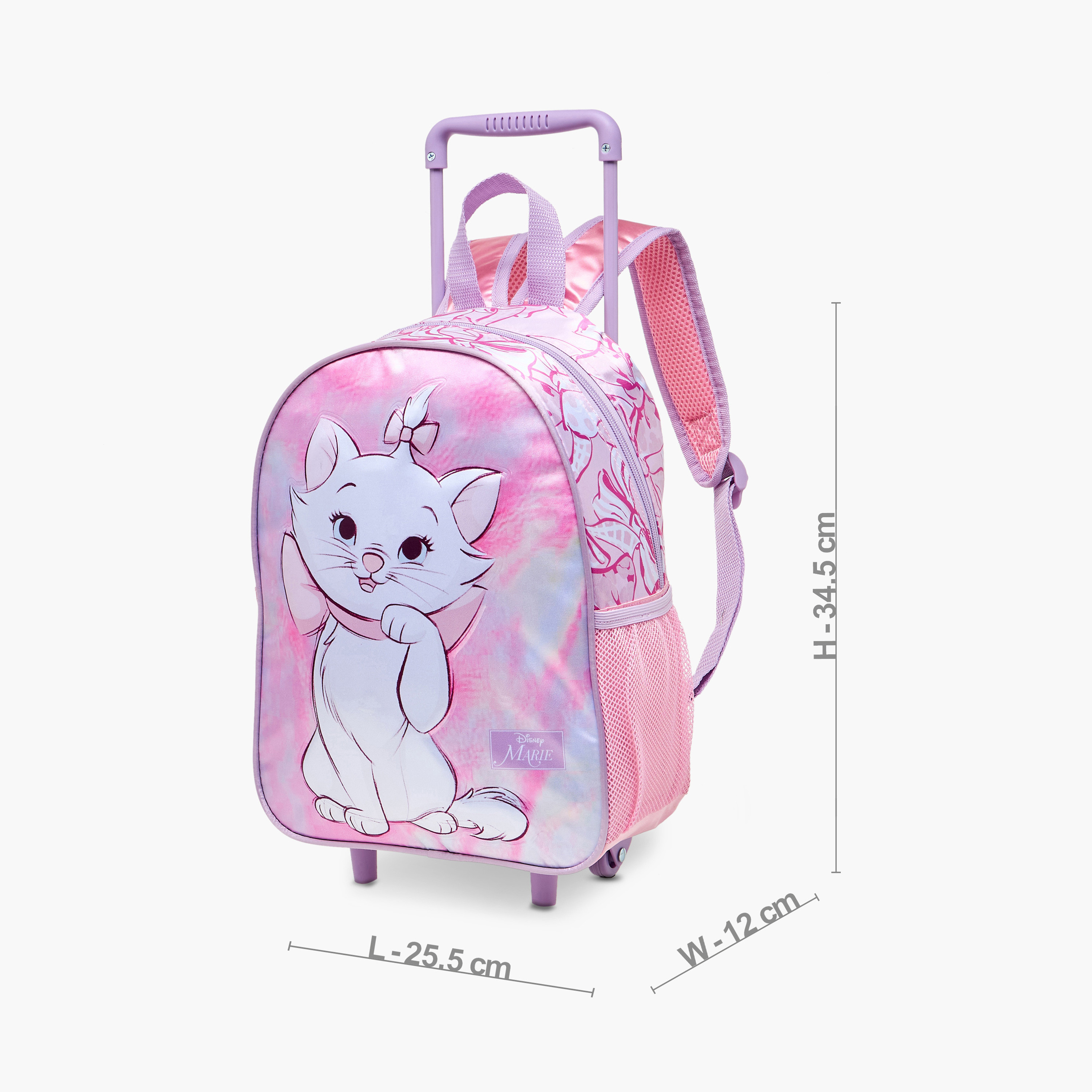 Disney Marie 3-Piece School Trolley Bag Set for Girls 2-5 Years with Lunch Bag and Pencil Pouch -school-bagsandbackpacks-trolleybags-image-5