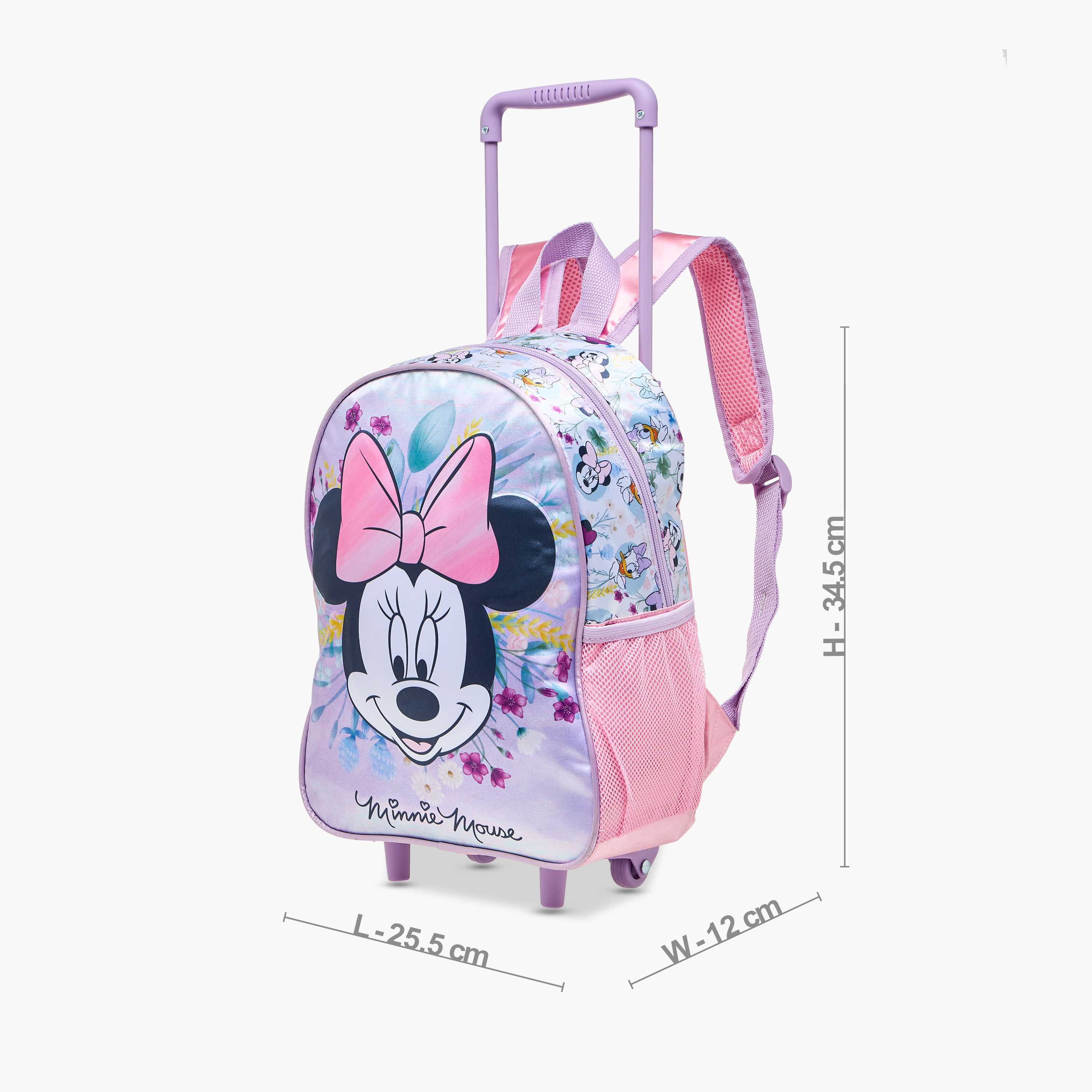 Disney Minnie 3-Piece School Trolley Bag Set for Girls 2-5 Years with Lunch Bag and Pencil Pouch -school-bagsandbackpacks-trolleybags-image-5