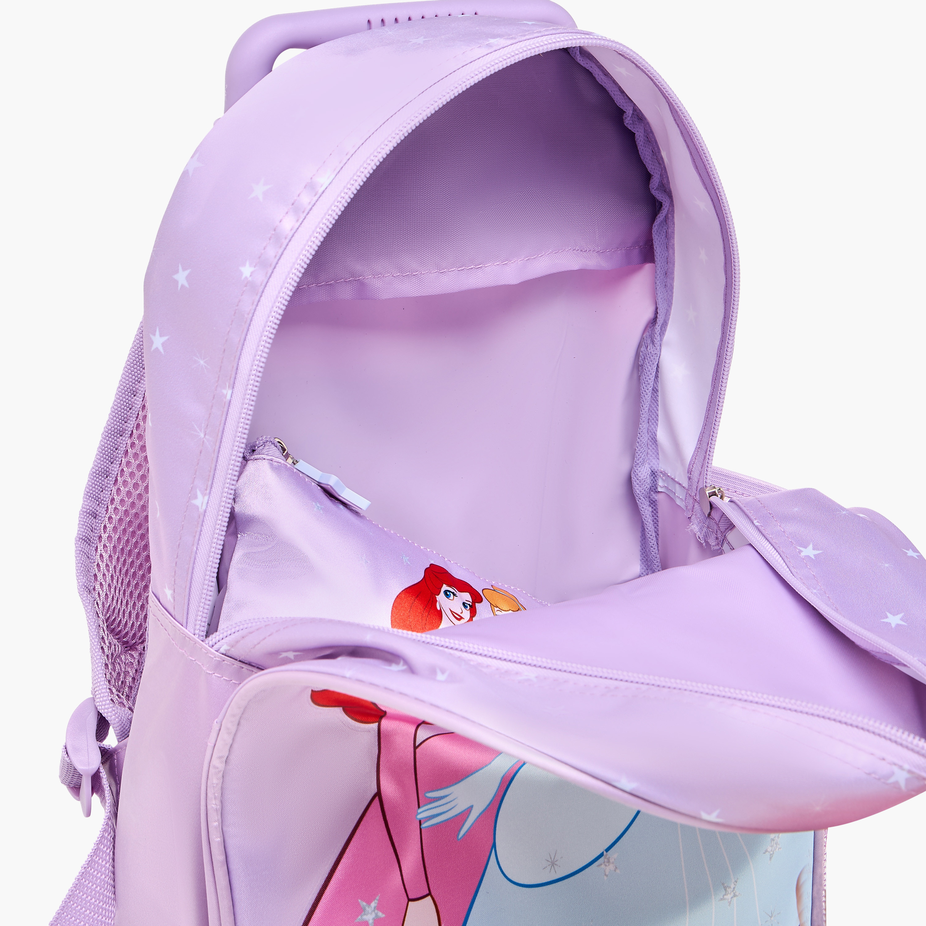 Disney Princess 3-Piece School Trolley Bag Set for Girls 2-5 Years with Lunch Bag and Pencil Pouch -school-bagsandbackpacks-trolleybags-image-13