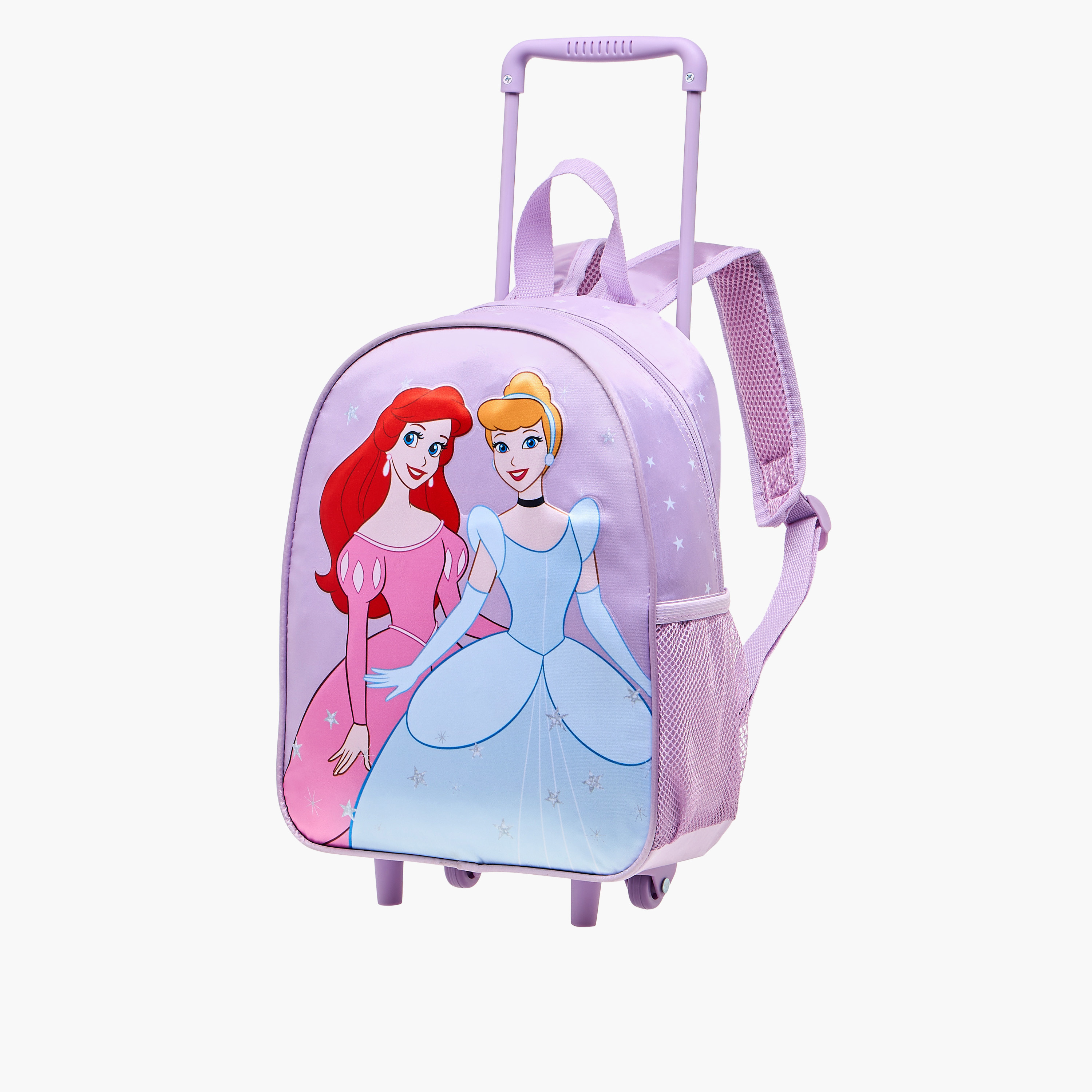 Disney Princess 3-Piece School Trolley Bag Set for Girls 2-5 Years with Lunch Bag and Pencil Pouch -school-bagsandbackpacks-trolleybags-image-5