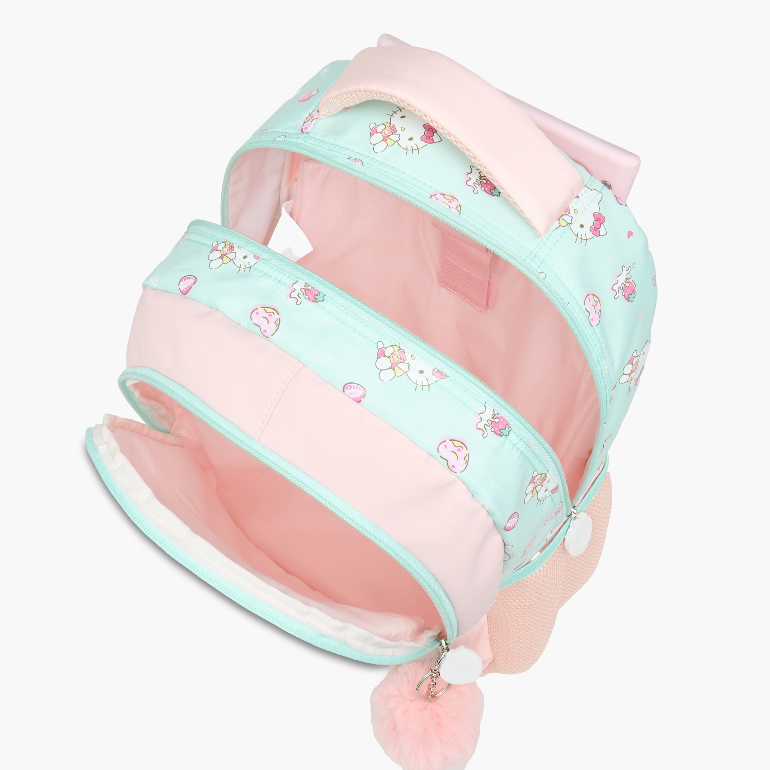 Hello Kitty Printed Trolley Bag for Girls 5-8 Years with Adjustable Strap -school-bagsandbackpacks-trolleybags-image-13