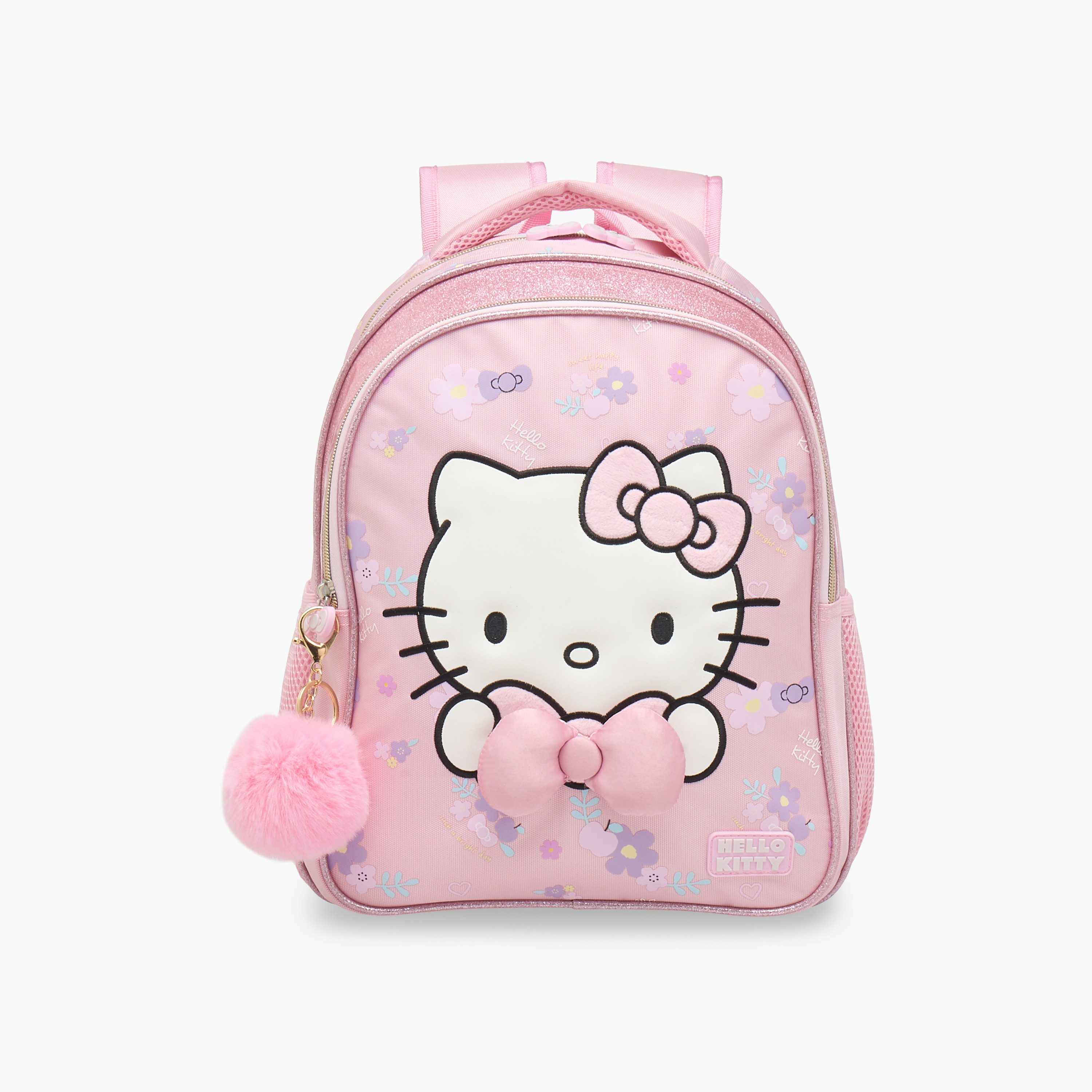 Hello Kitty Printed Backpack with Adjustable Shoulder Straps and Zip Closure - 14 inches-school-bagsandbackpacks-backpacks-image-1