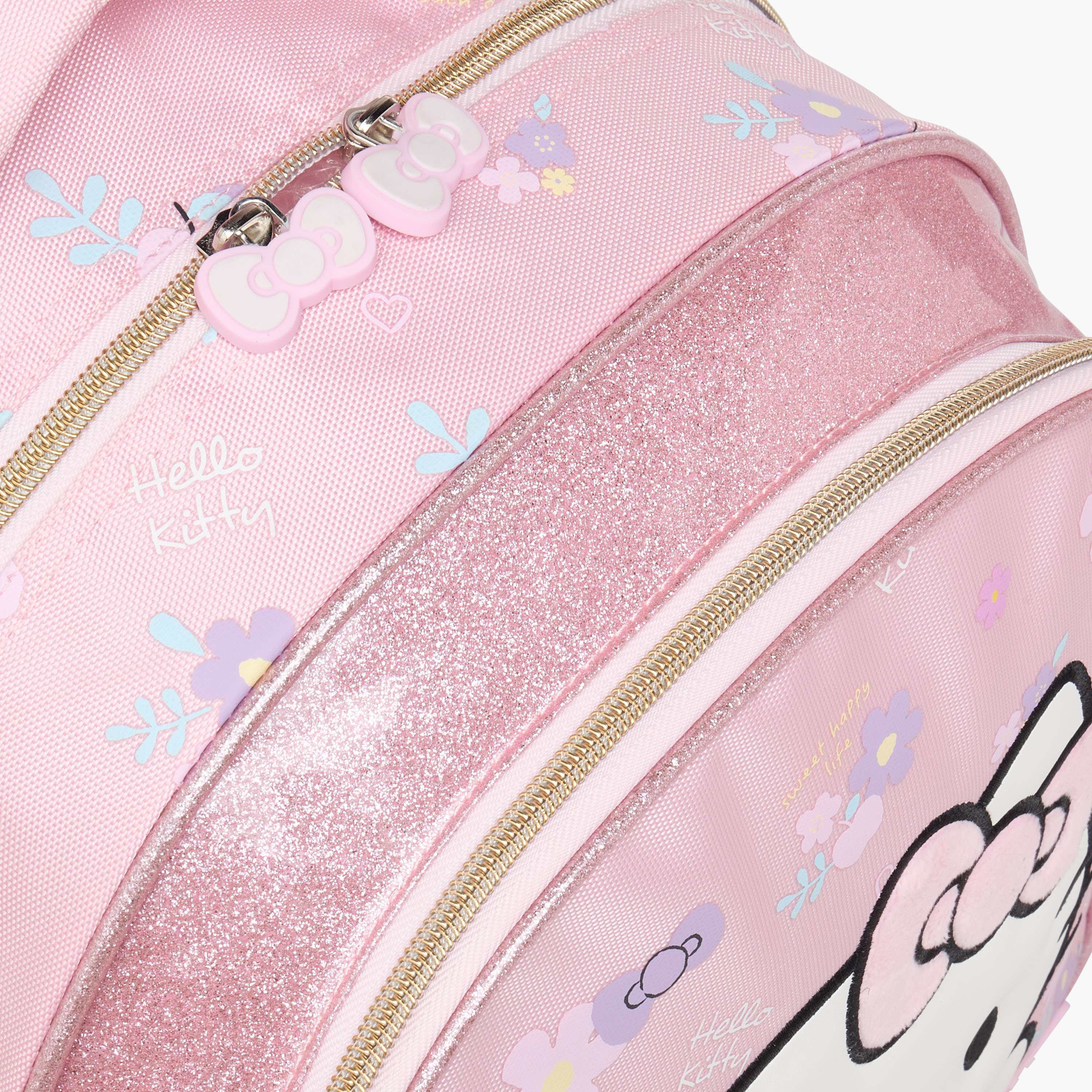 Hello Kitty Printed Backpack with Adjustable Shoulder Straps and Zip Closure - 14 inches-school-bagsandbackpacks-backpacks-image-10