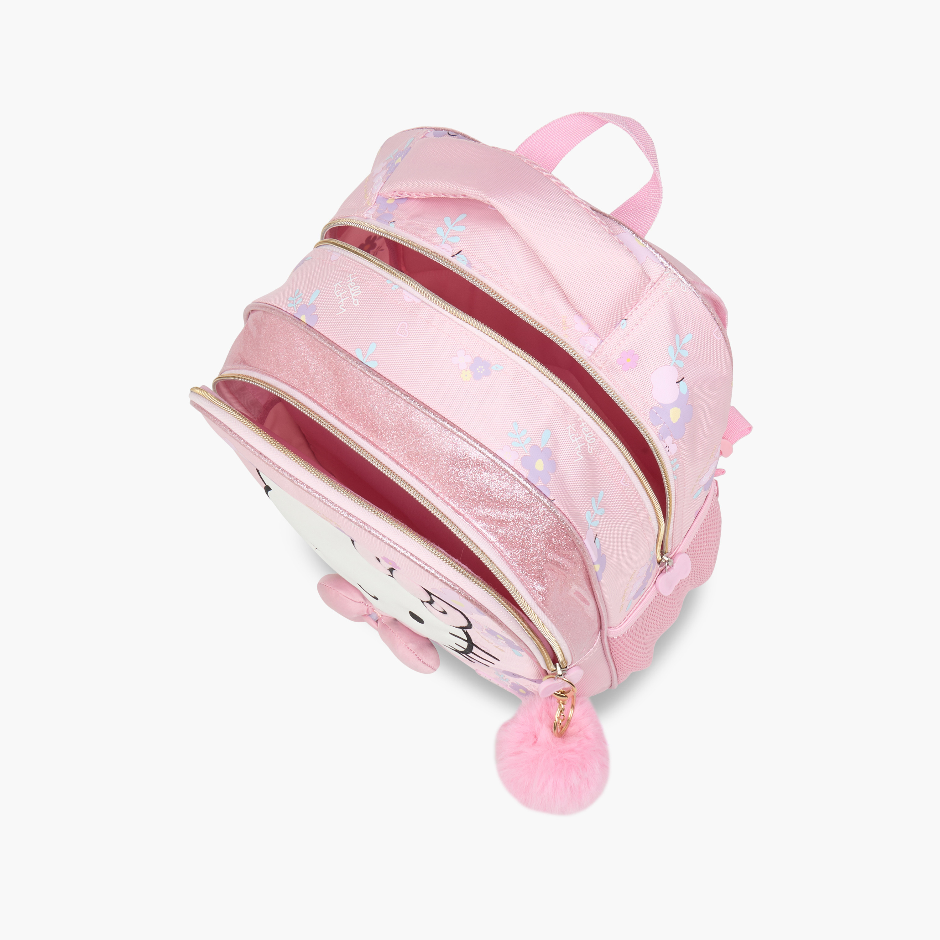 Hello Kitty Printed Backpack with Adjustable Shoulder Straps and Zip Closure - 14 inches-school-bagsandbackpacks-backpacks-image-11