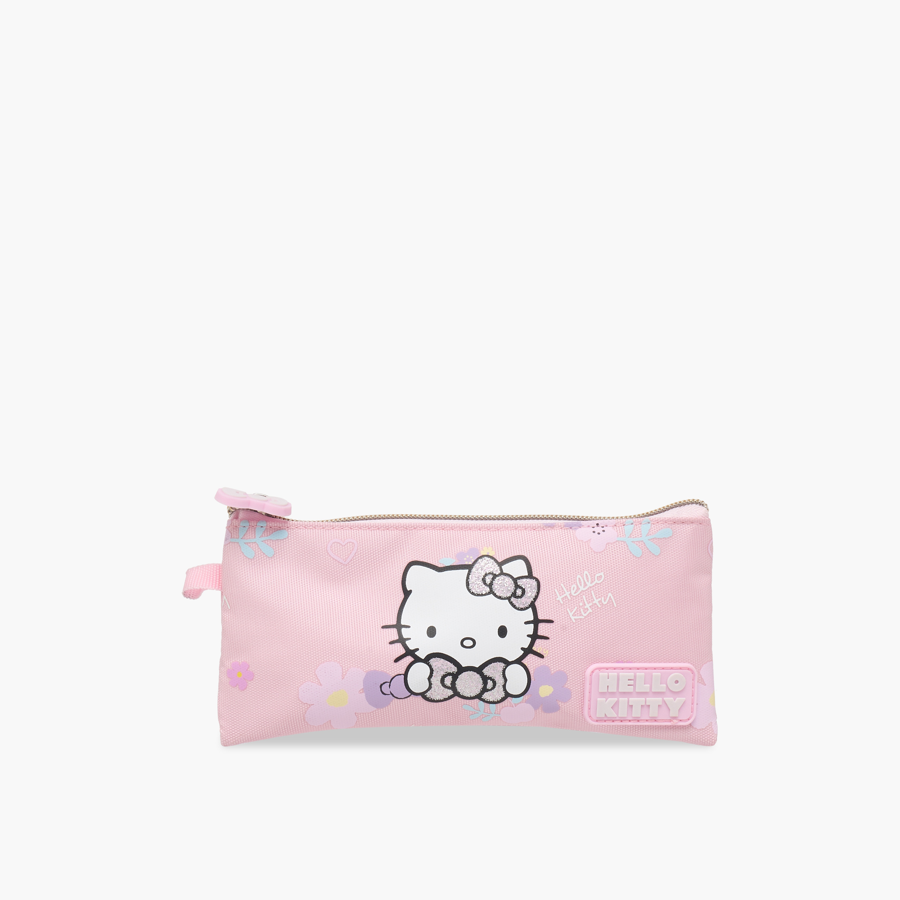 مقلمة بسحاب إغلاق وطبعات هالو كيتي-school-stationery-pencilcases-image-1