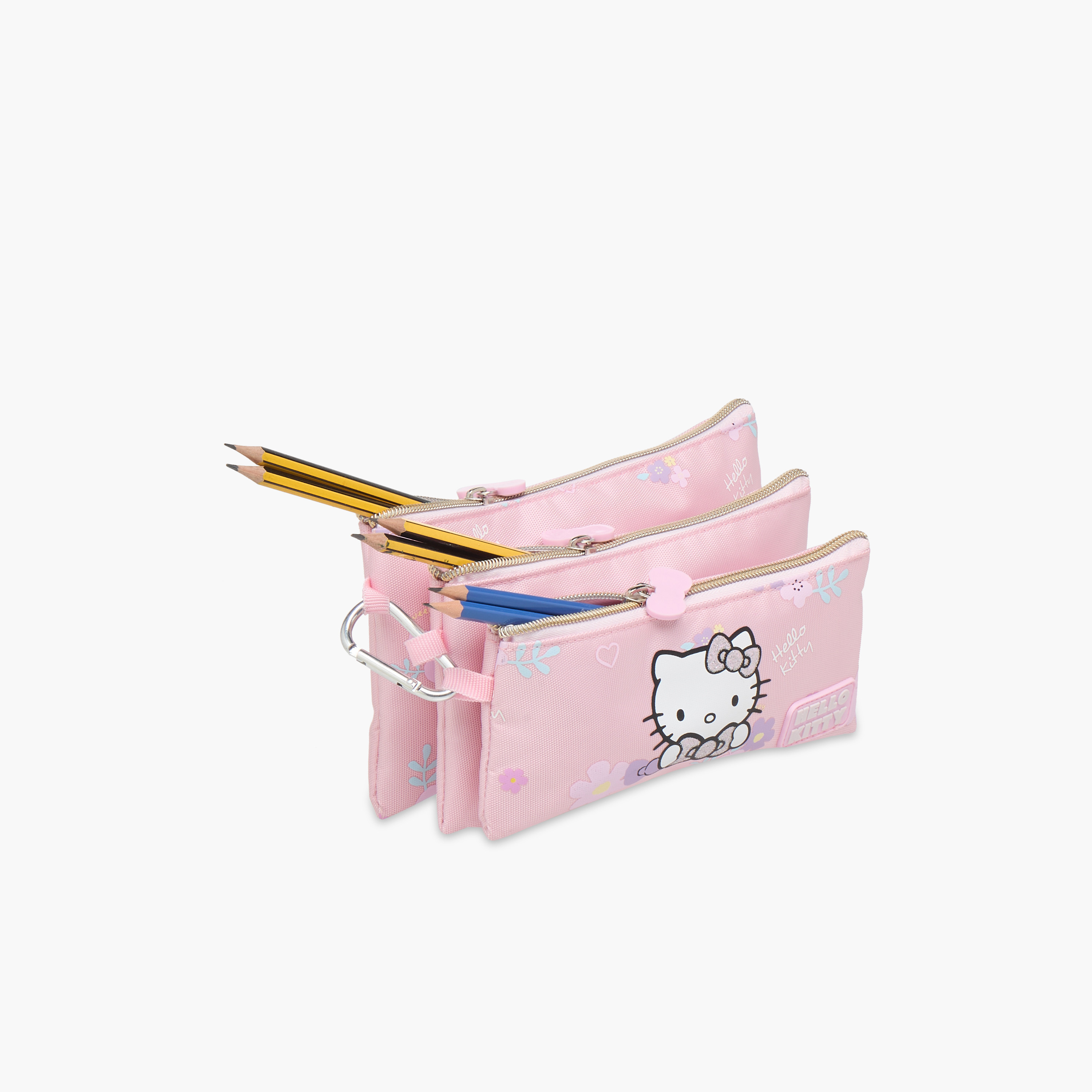 مقلمة بسحاب إغلاق وطبعات هالو كيتي-school-stationery-pencilcases-image-11