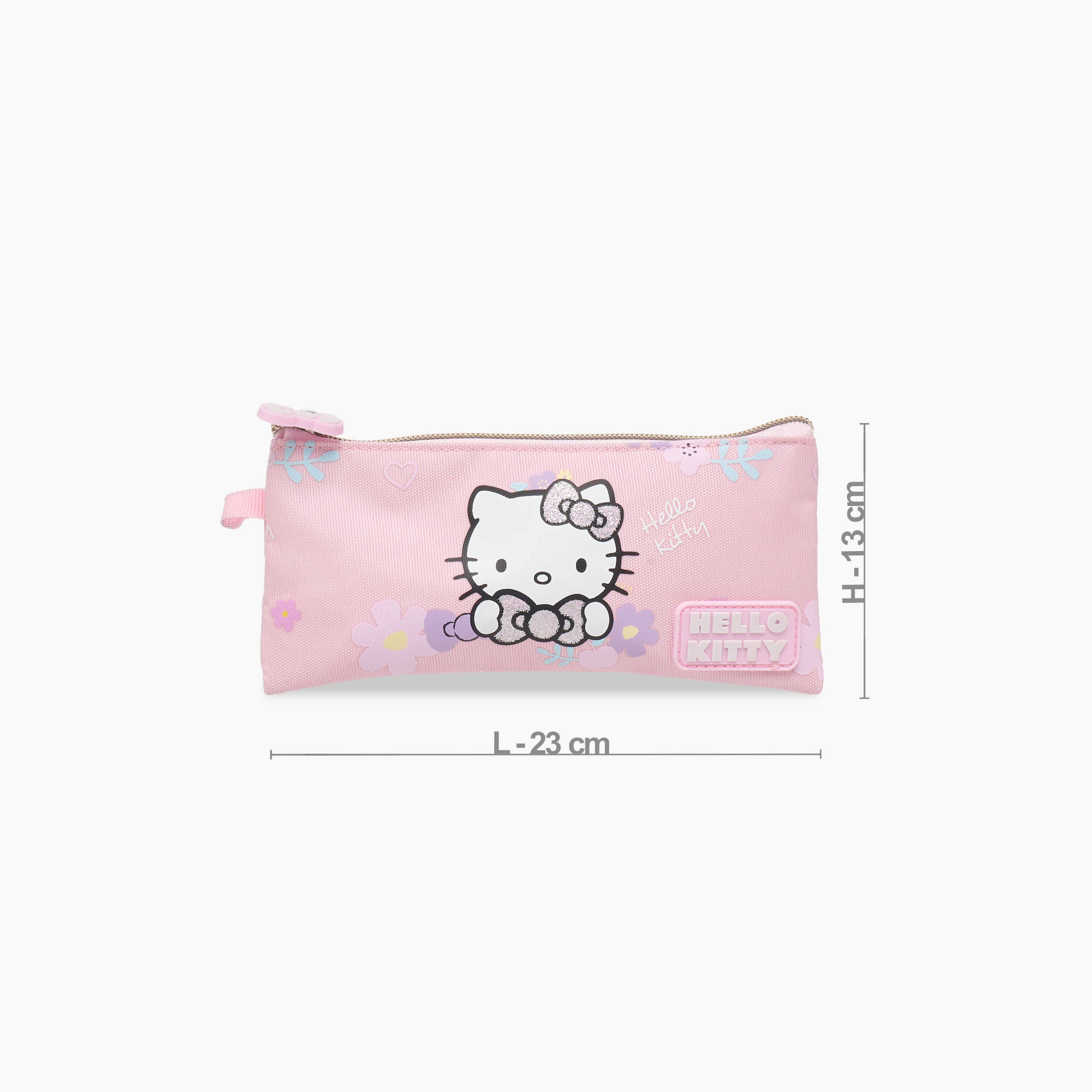 مقلمة بسحاب إغلاق وطبعات هالو كيتي-school-stationery-pencilcases-image-2
