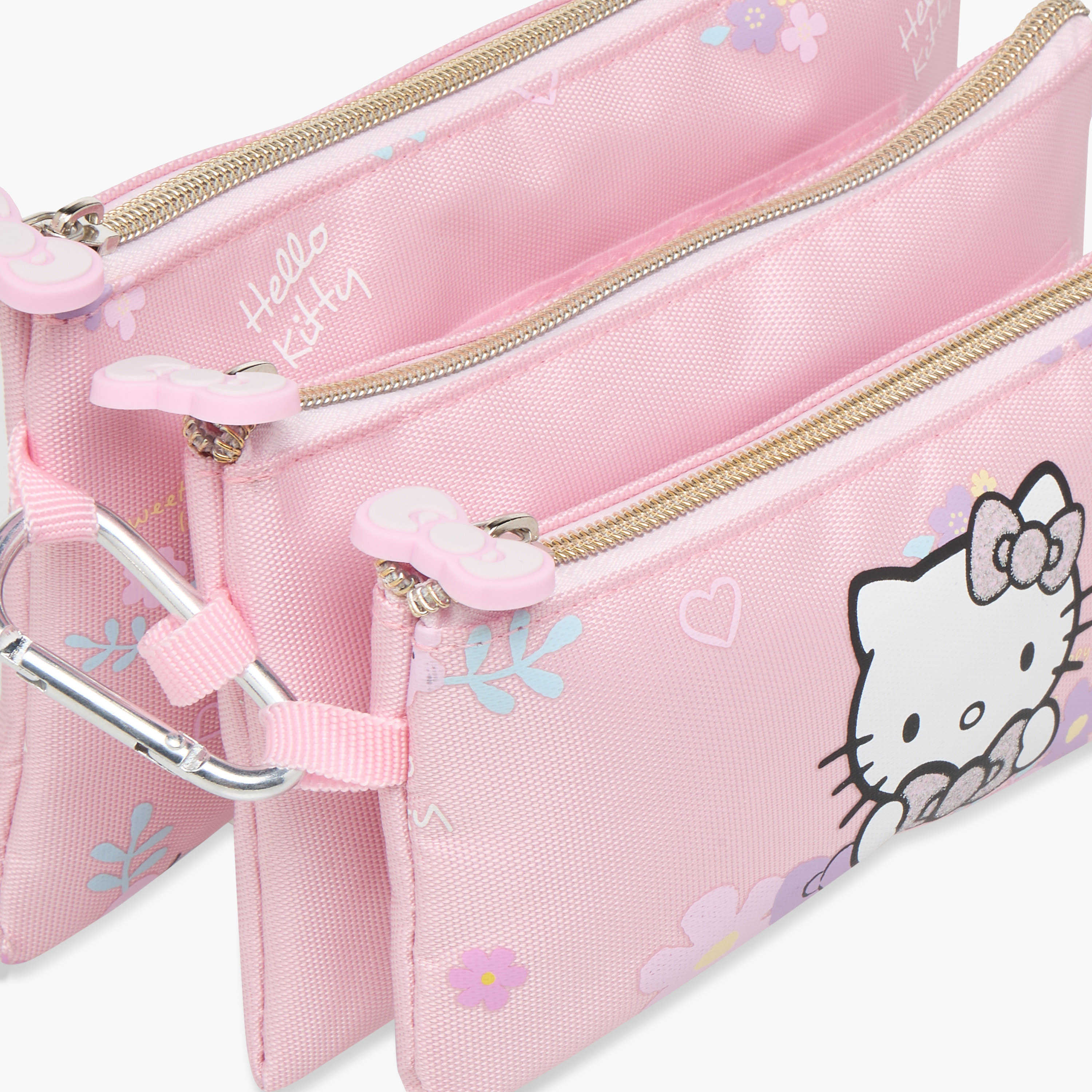 مقلمة بسحاب إغلاق وطبعات هالو كيتي-school-stationery-pencilcases-image-9