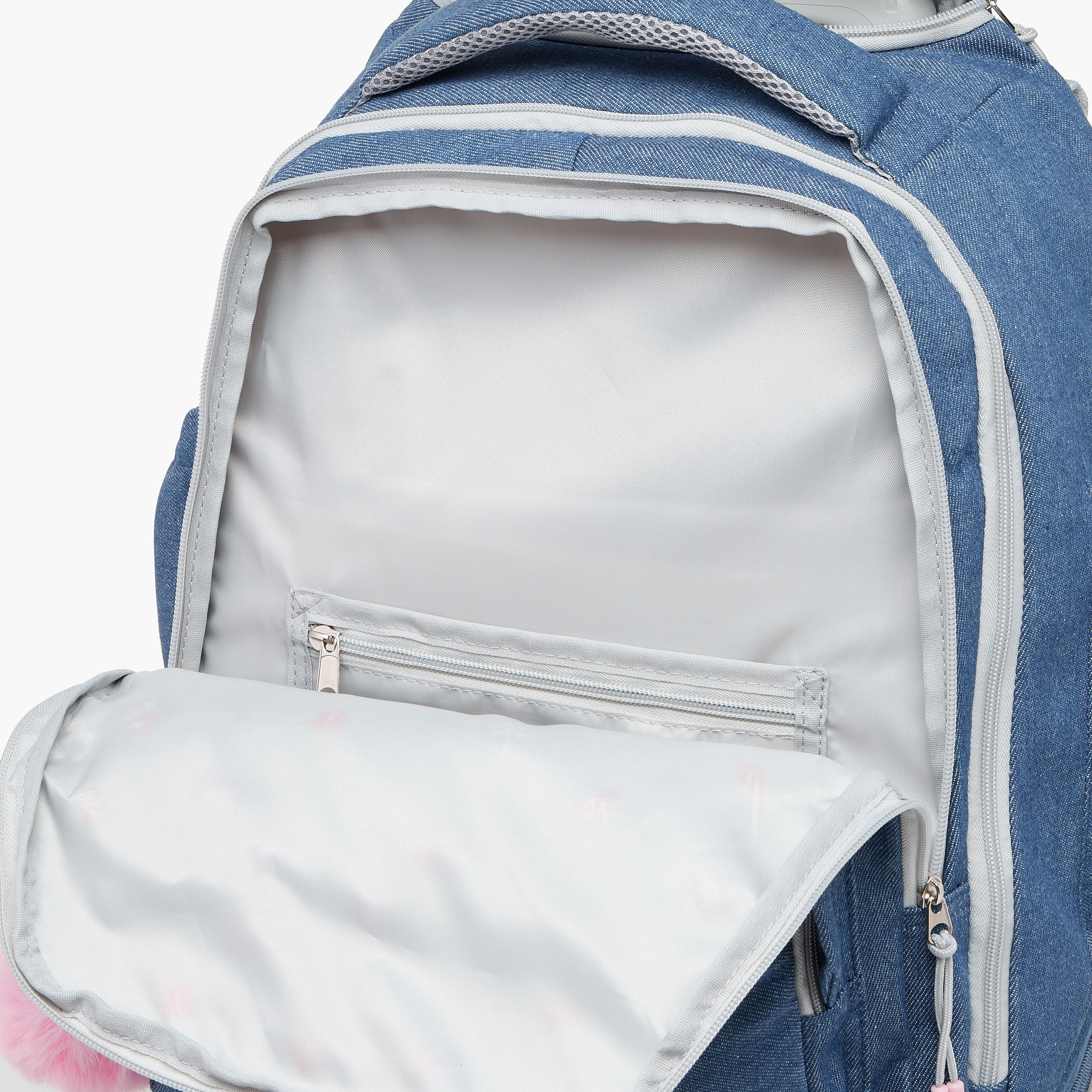 Hello Kitty Print Trolley Backpack with Retractable Handle - 18 inches-school-bagsandbackpacks-trolleybags-image-15
