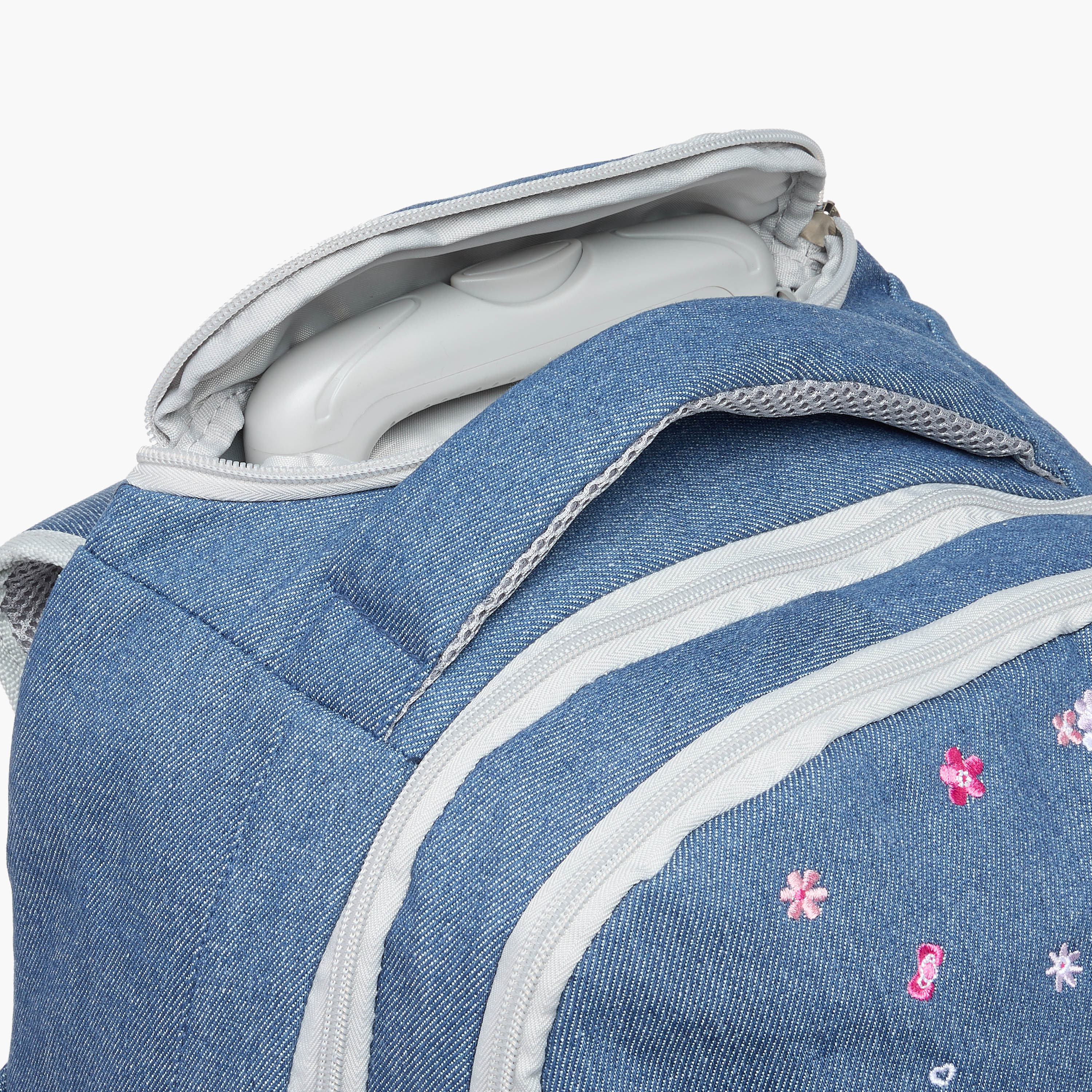 Hello Kitty Print Trolley Backpack with Retractable Handle - 18 inches-school-bagsandbackpacks-trolleybags-image-10