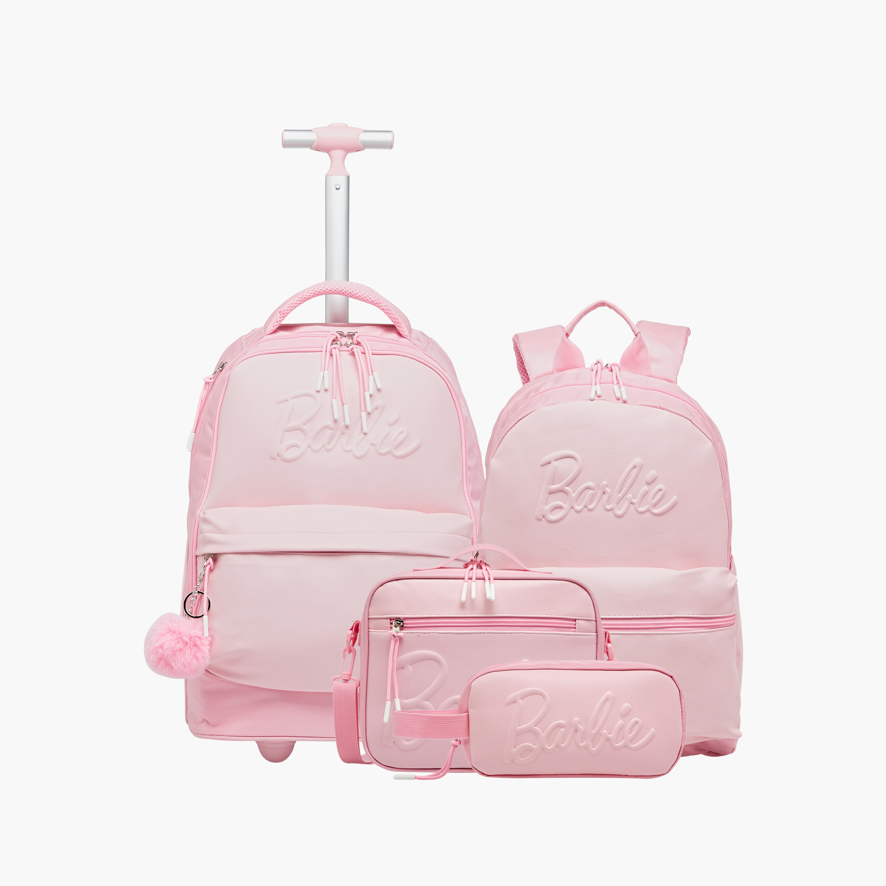 Mattel Barbie Trolley Bag for Girls 8-13 Years with Laptop Compartment -school-bagsandbackpacks-trolleybags-image-20