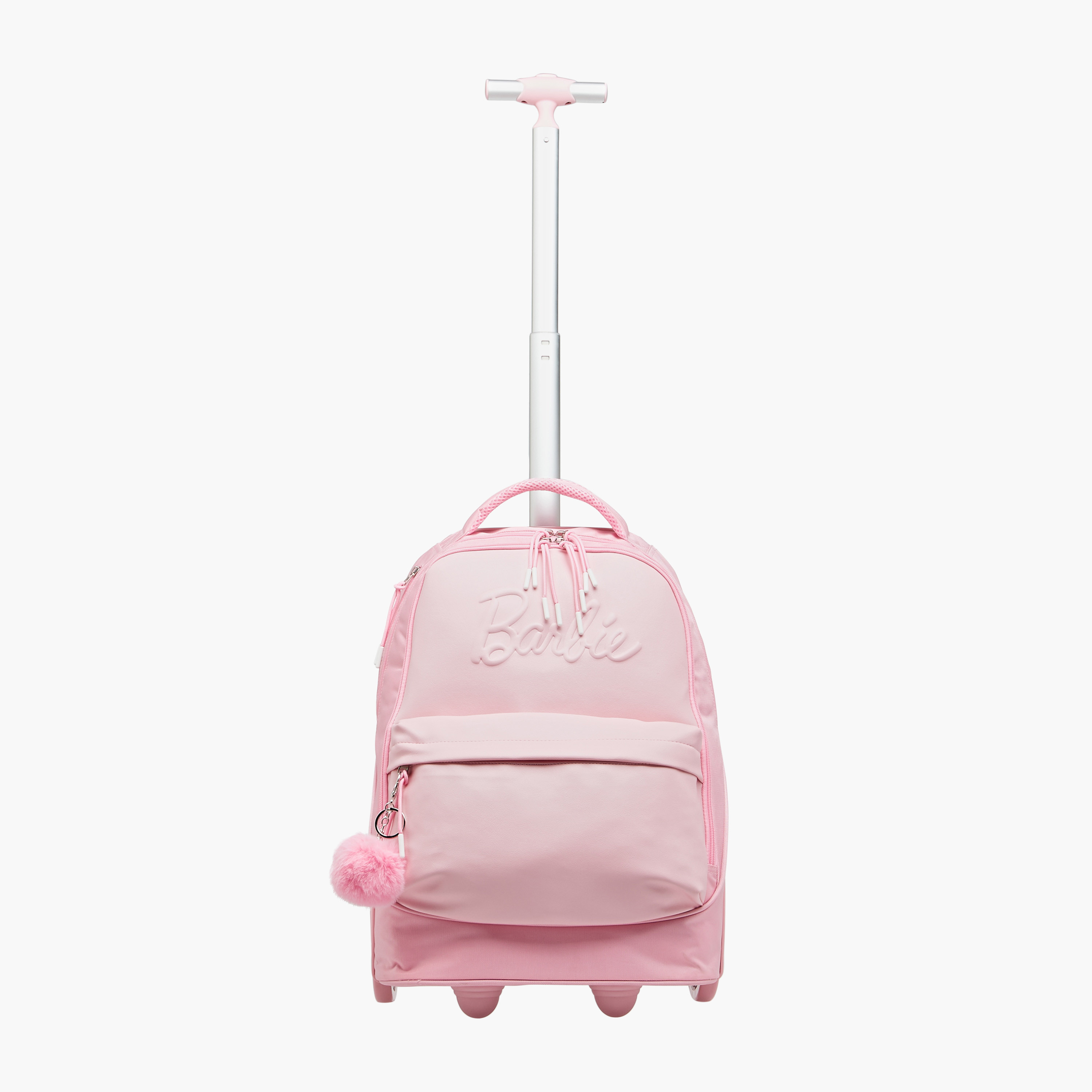 شنطة ترولي للبنات 8-13 سنة بقسم للابتوب وتصميم باربي من ماتيل-school-bagsandbackpacks-trolleybags-image-10