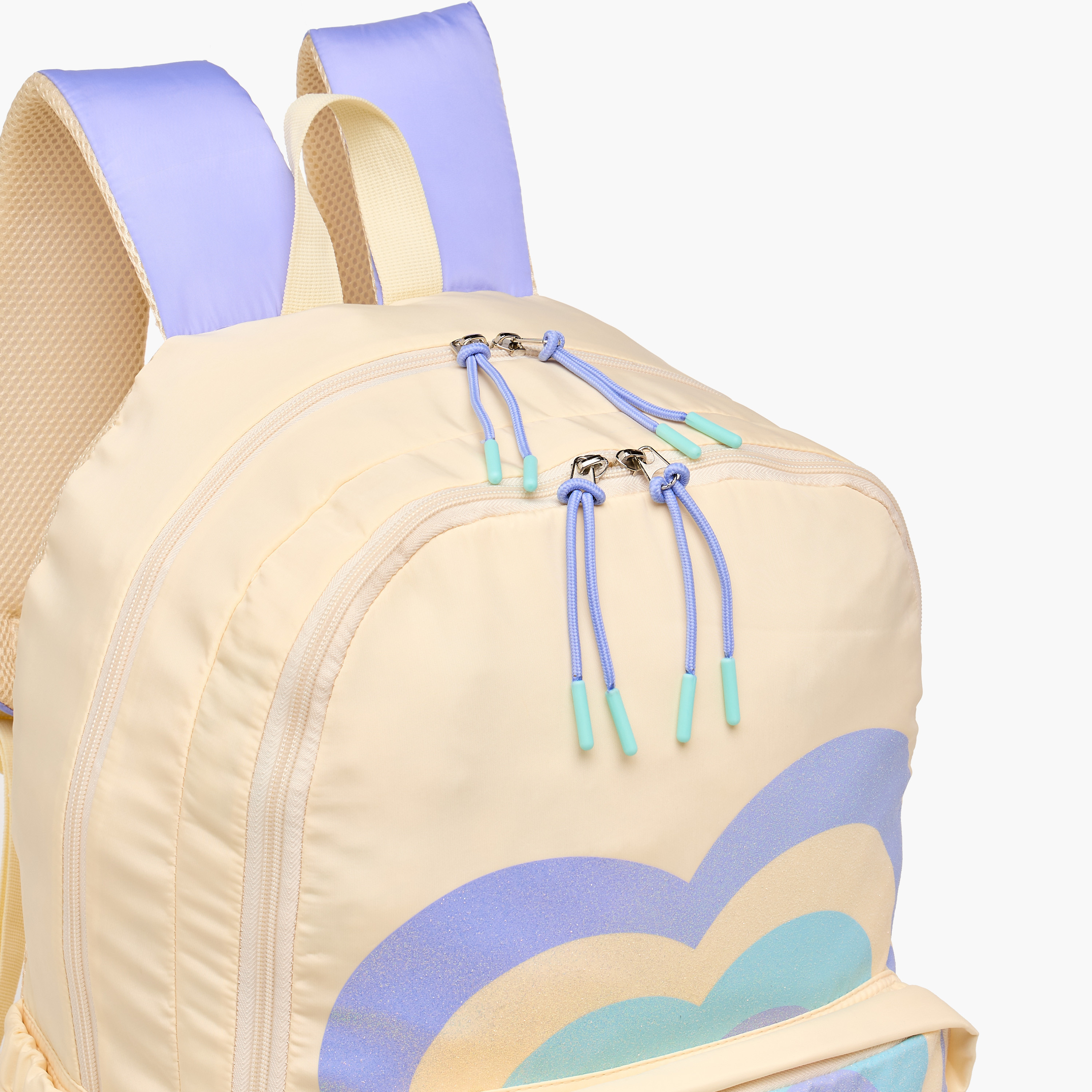 Barbie Heart Print Backpack with Adjustable Straps and Zip Closure - 16.5 inches-school-bagsandbackpacks-backpacks-image-8