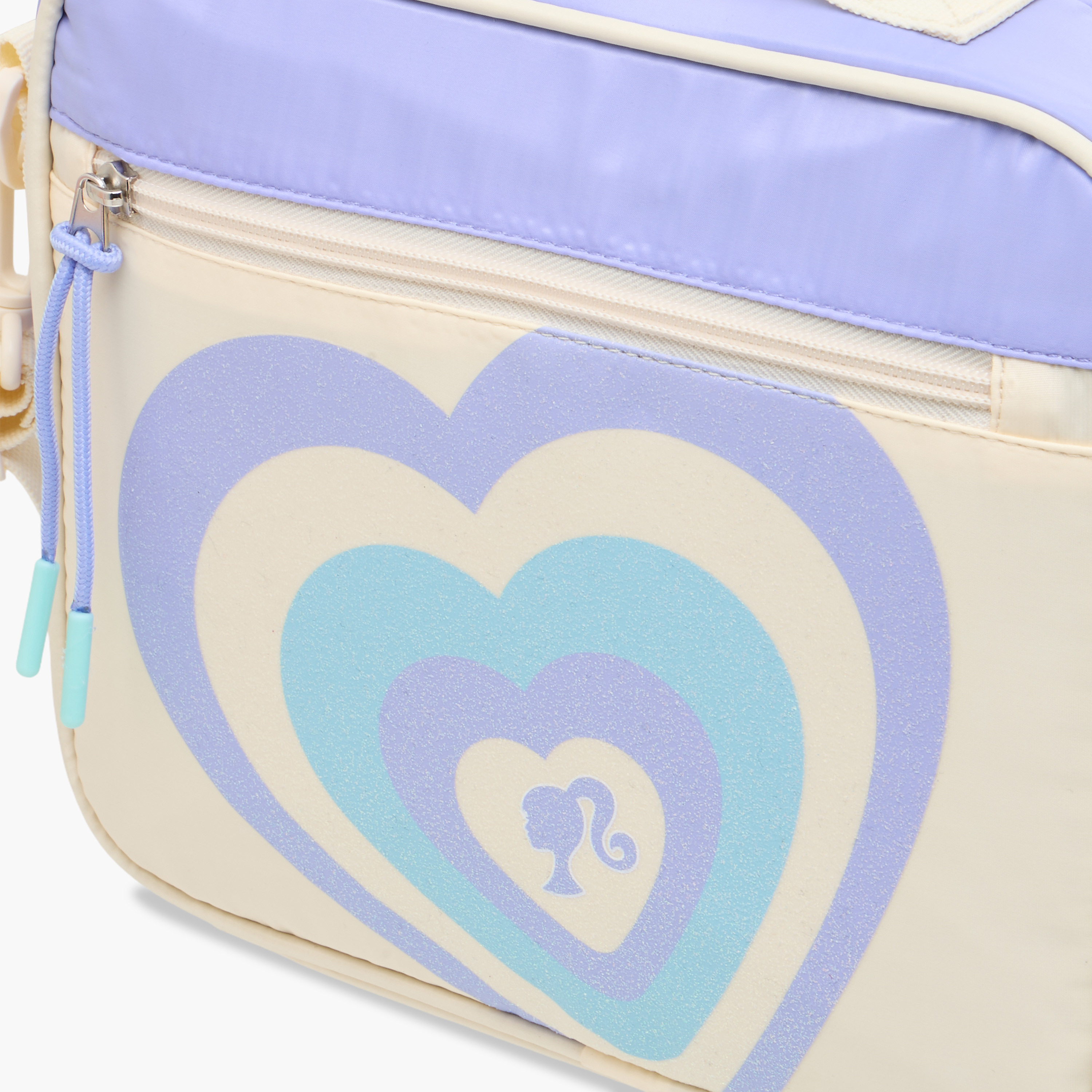 Barbie Heart Print Lunch Bag with Zip Closure-school-lunchessentials-lunchbags-image-7