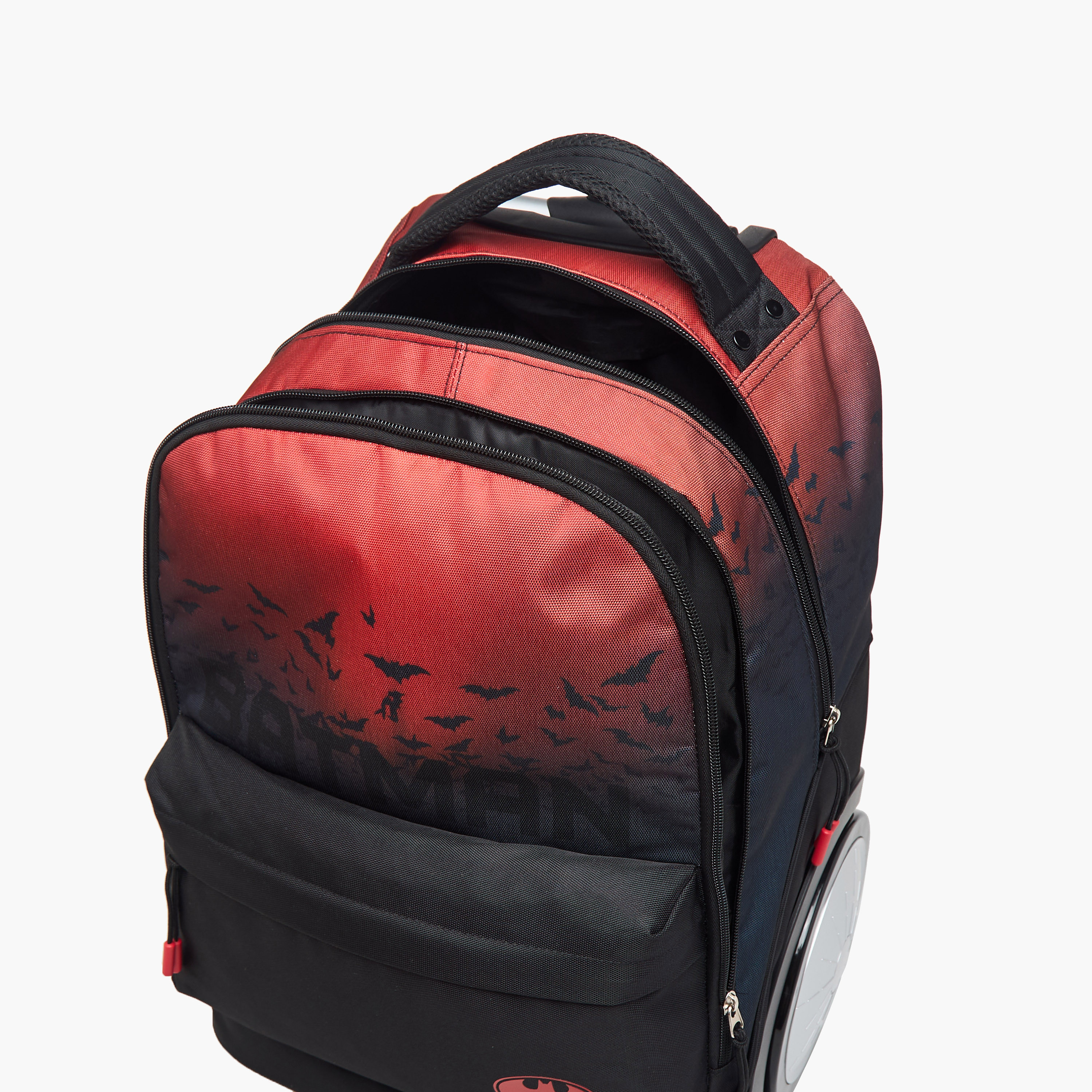 Warner Bros Batman Trolley Bag for Boys 8-13 Years with Laptop Compartment -school-bagsandbackpacks-trolleybags-image-17