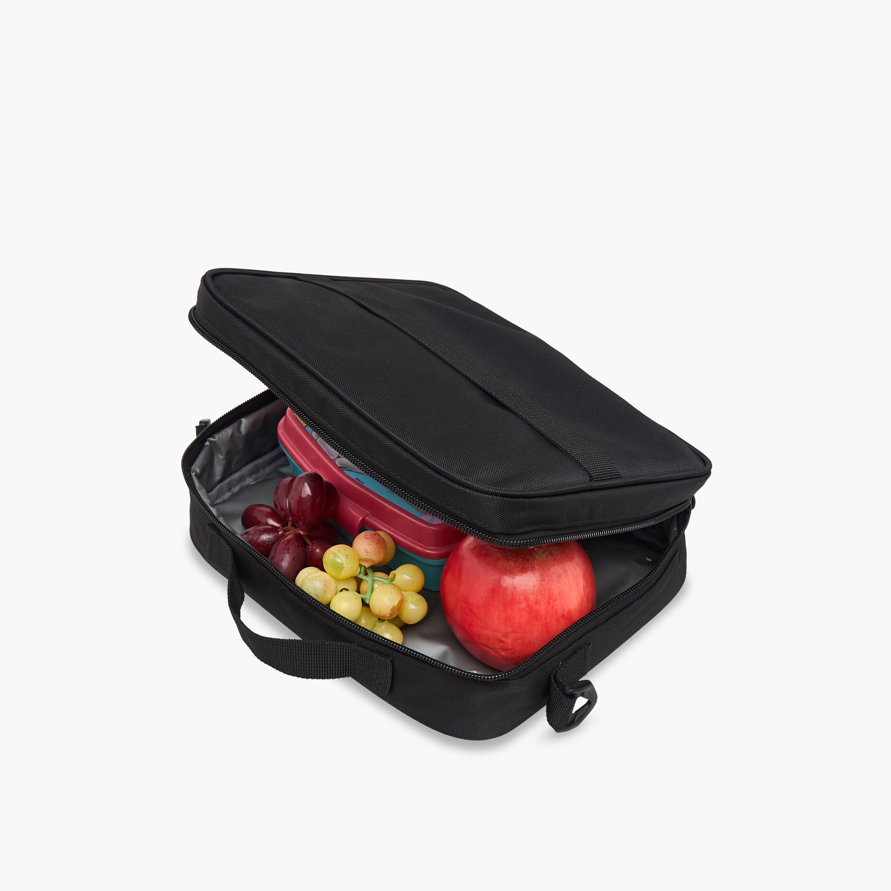 Batman Print Lunch Bag with Zip Closure-school-lunchessentials-lunchbags-image-9