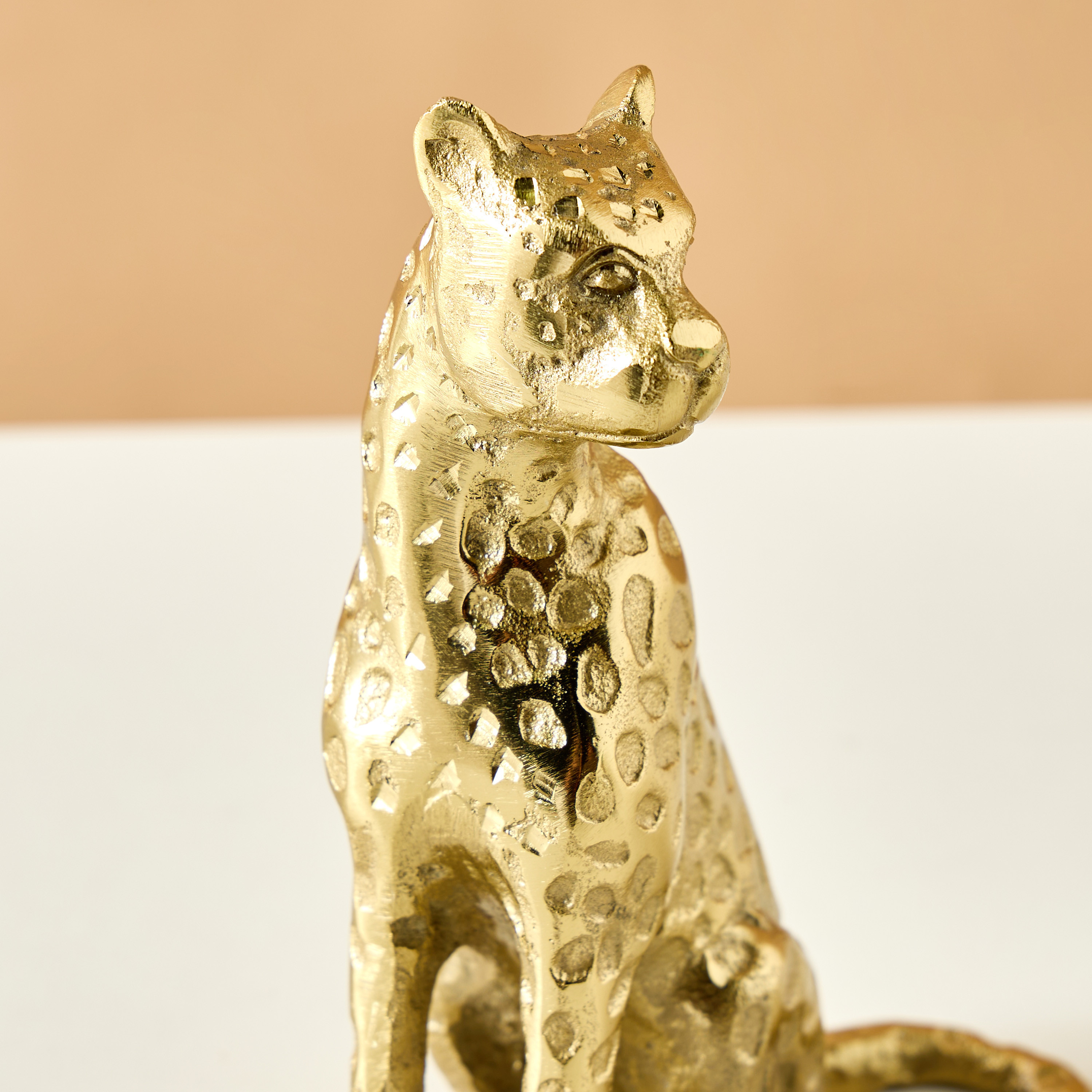 Decorative Leopard Sculpture - 13x8x19 cms-household-decor-decorativeobjectsandsculptures-image-3