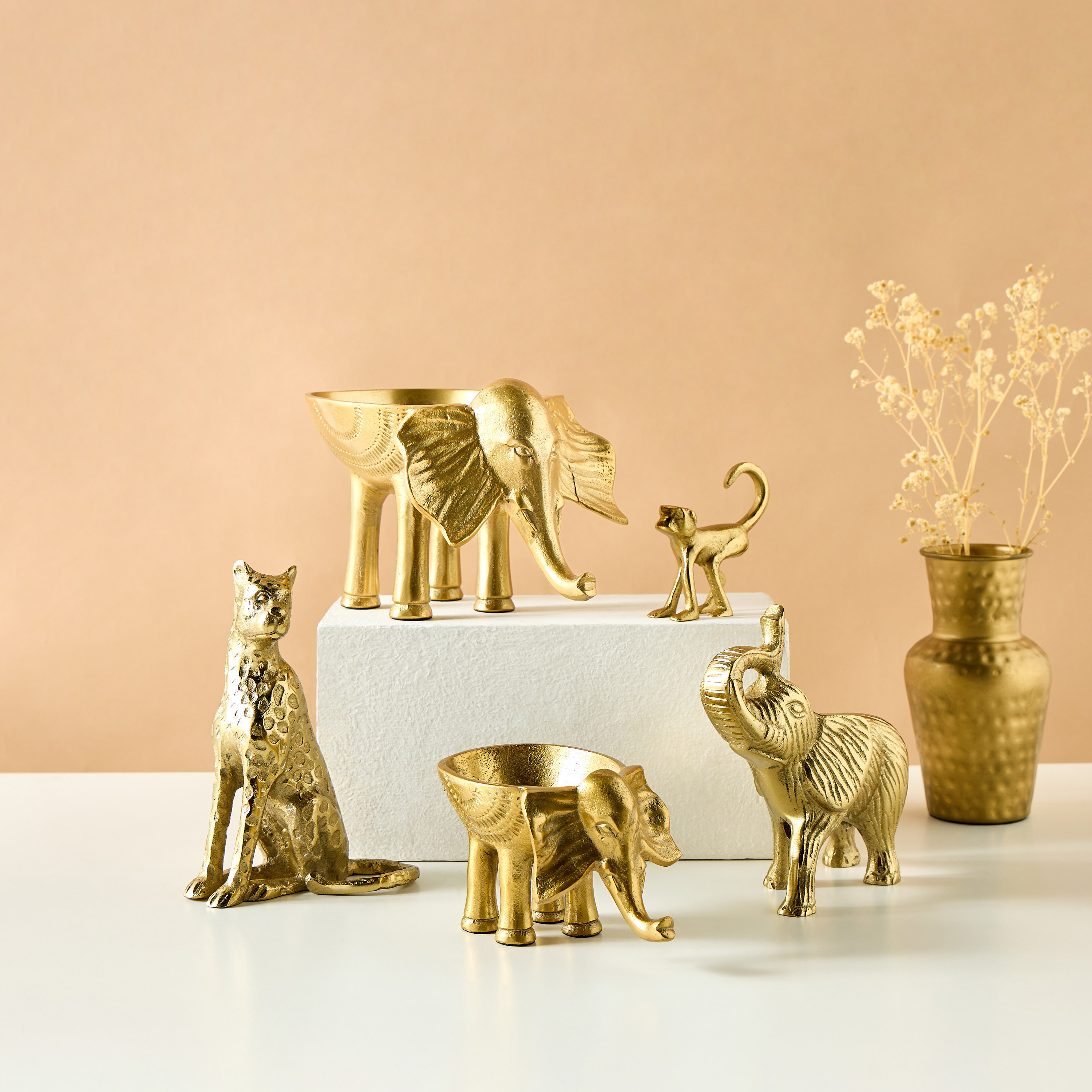 Decorative Leopard Sculpture - 13x8x19 cms-household-decor-decorativeobjectsandsculptures-image-4