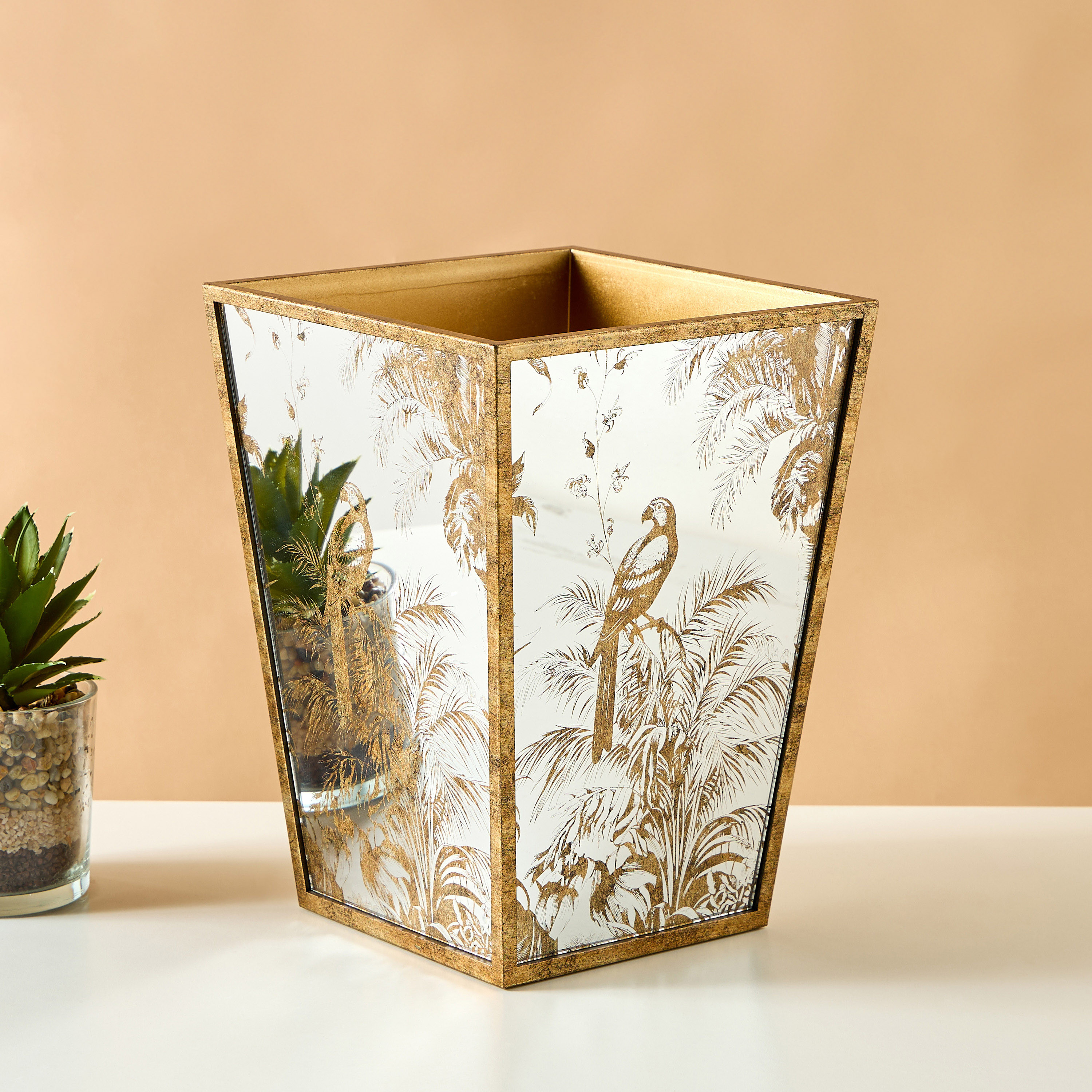 Decorative Waste Bin - 23x30 cms-household-bathandlaundry-wastebinsandaccessories-image-1