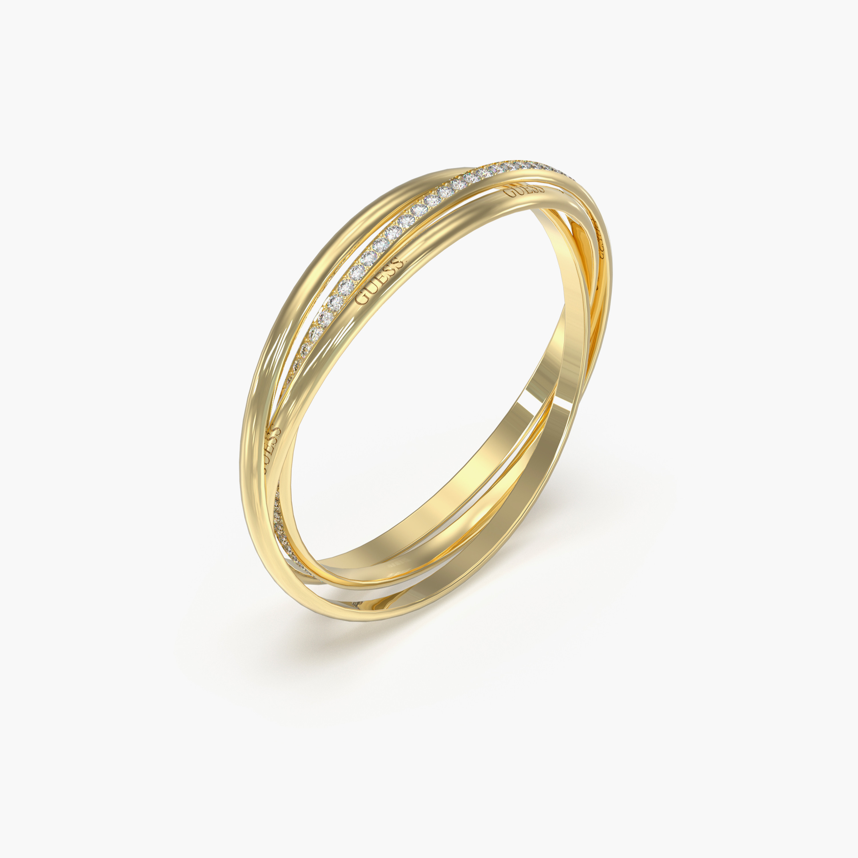 غيس- سوار نسائي فولاذ بيرفيكت لينكس ذهبي-women-watchesandjewellery-jewellery-banglesandbracelets-image-1