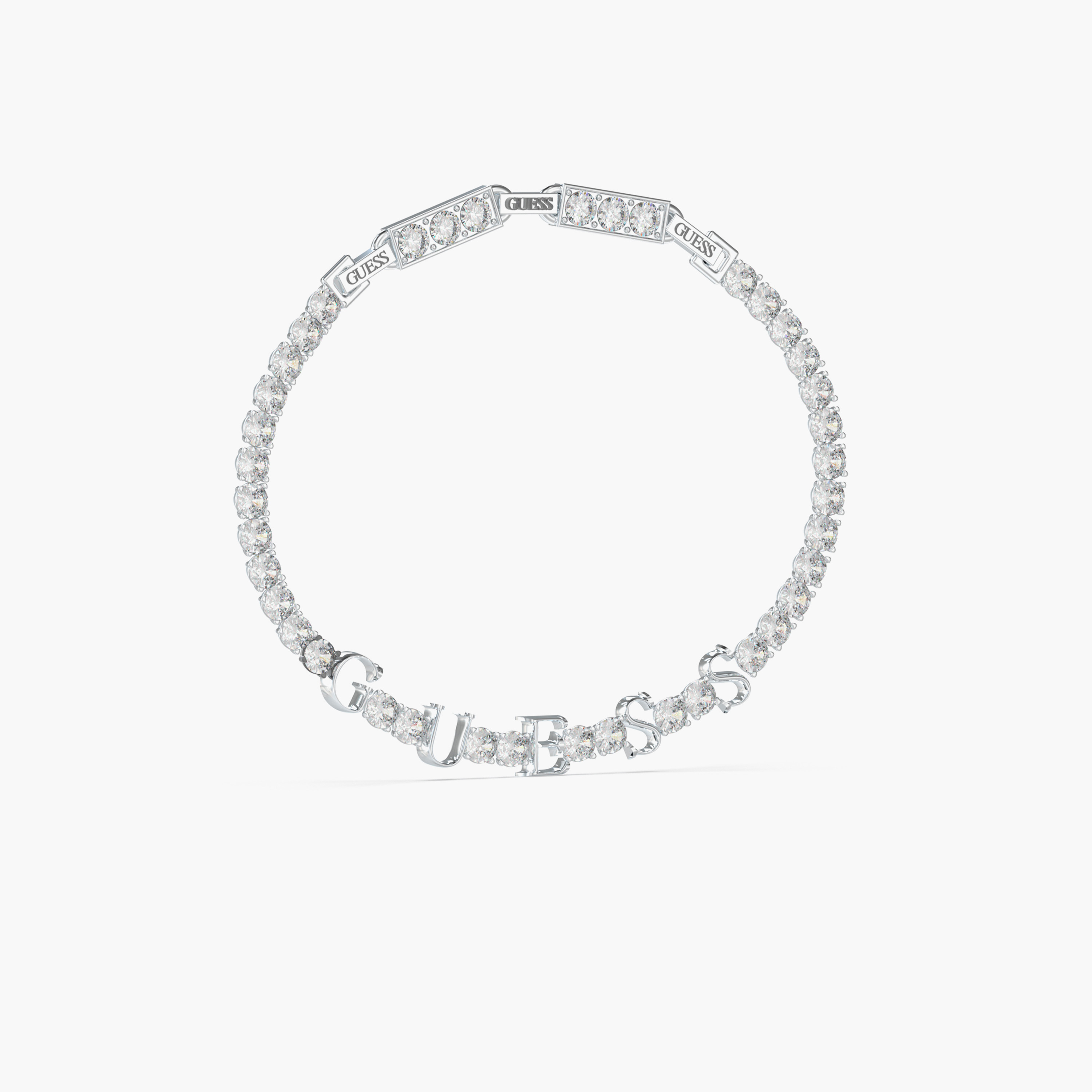 غيس- سوار نسائي تنس من الفولاذ-women-watchesandjewellery-jewellery-banglesandbracelets-image-1