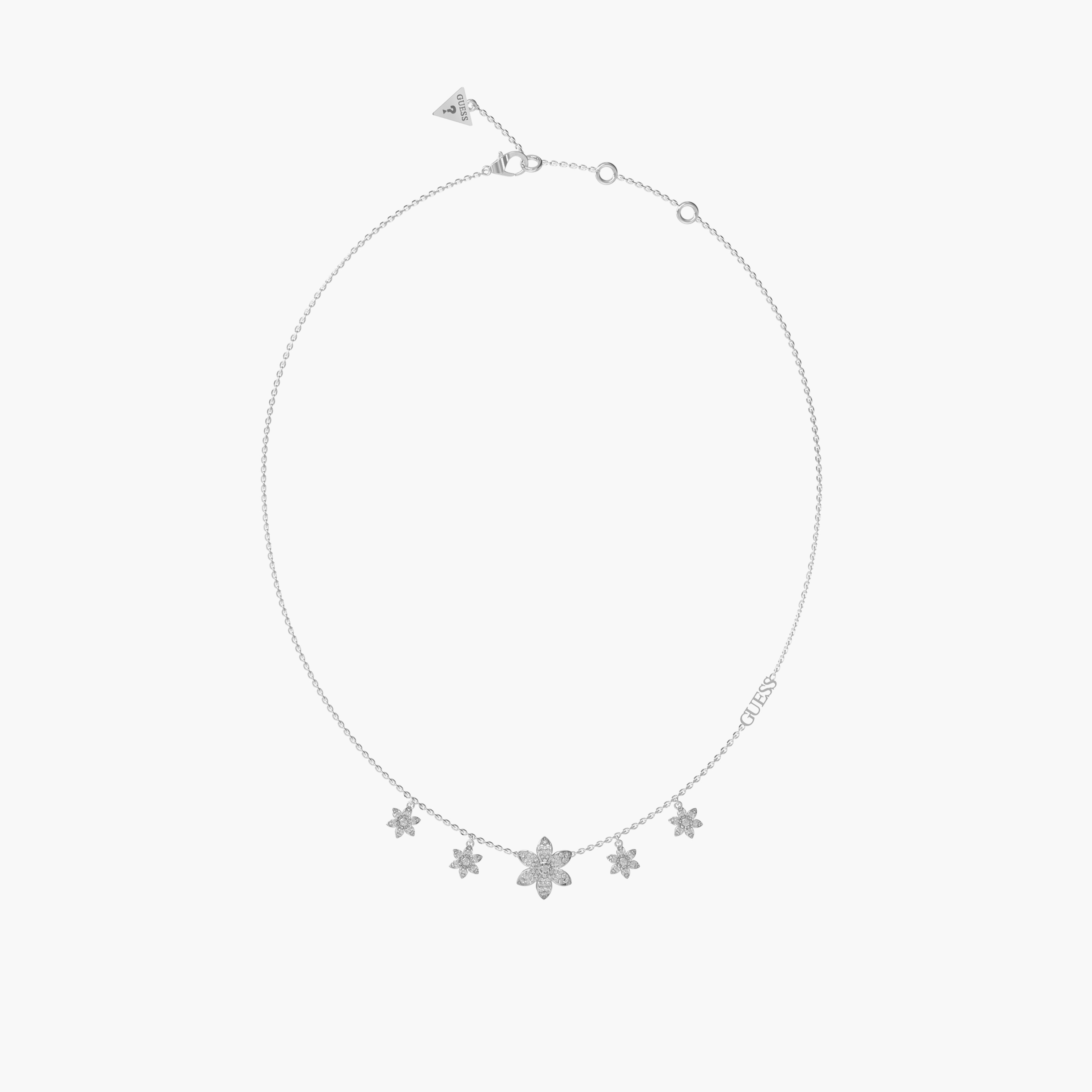 غيس- قلادة نسائية من الفولاذ بمقاس 16-18 بوصة متعددة الزهور-women-watchesandjewellery-jewellery-necklacesandpendants-image-1