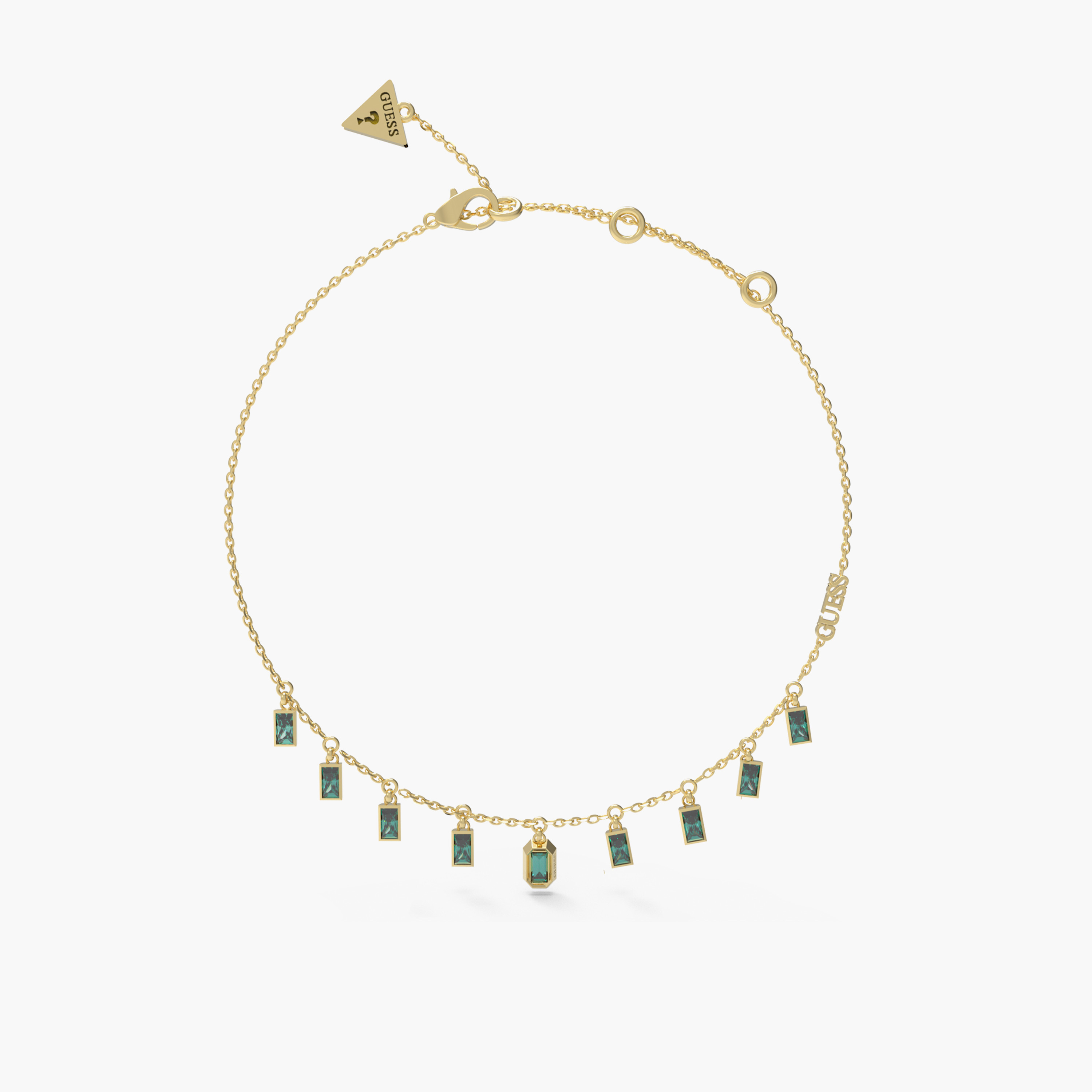 غيس- قلادة نسائية ذهبية- زمرد بمقاس 15-17 بوصة-women-watchesandjewellery-jewellery-necklacesandpendants-image-1
