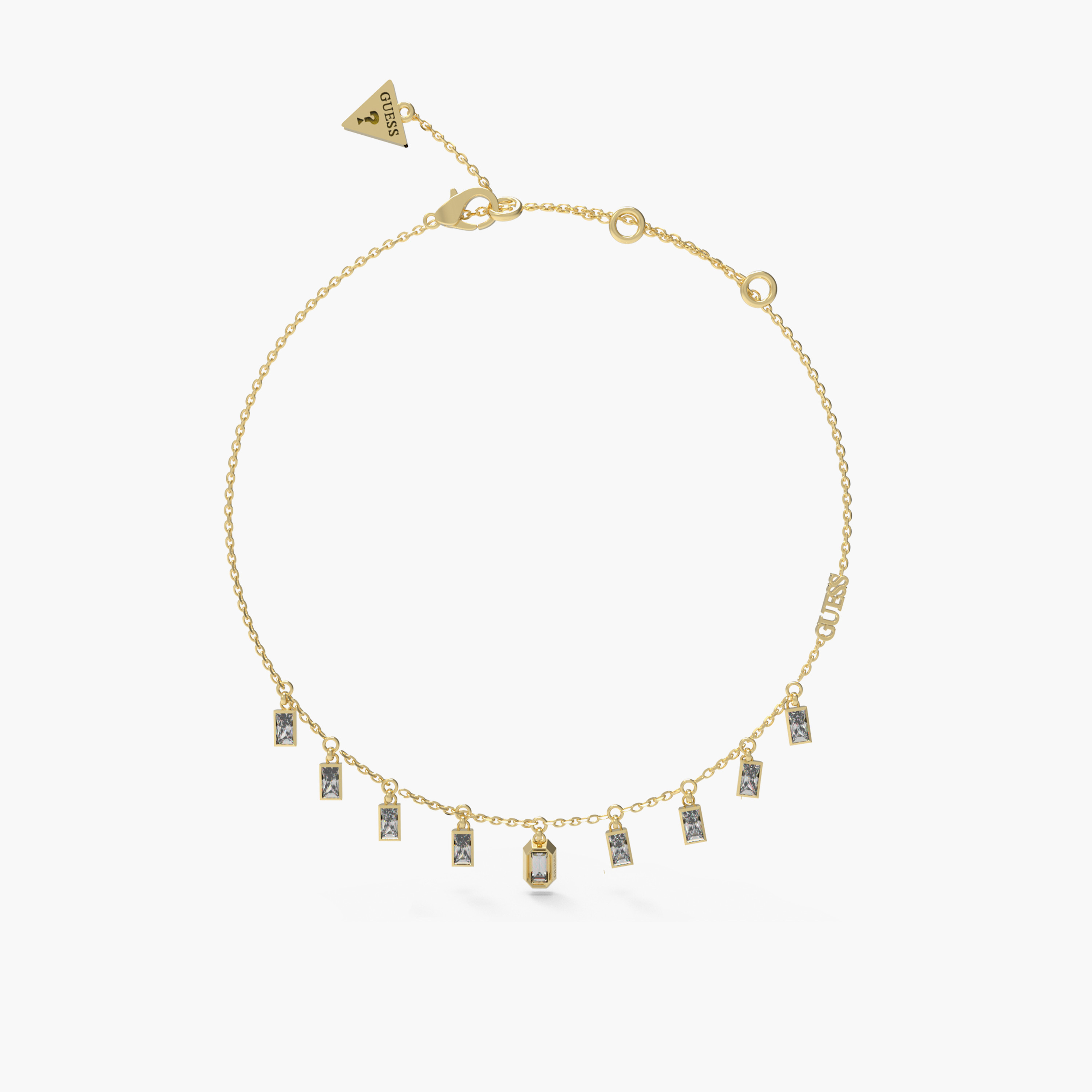 Guess Women's 15-17" Multi Charms Gold Necklace Steel-women-watchesandjewellery-jewellery-necklacesandpendants-image-1