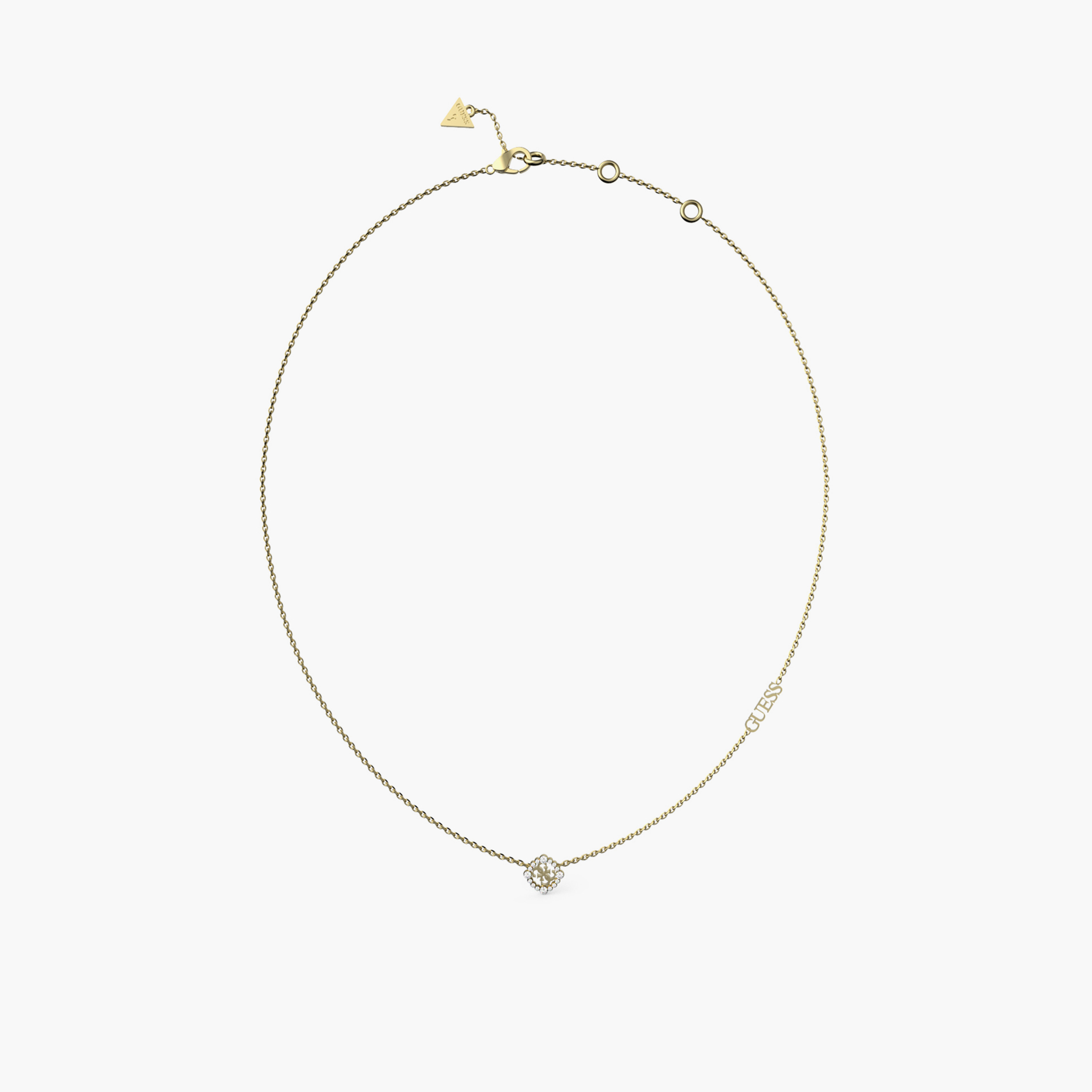 غيس- قلادة نسائية ذهبية من الفولاذ بعناصر 4غ مقاس 16-18 بوصة-women-watchesandjewellery-jewellery-necklacesandpendants-image-1