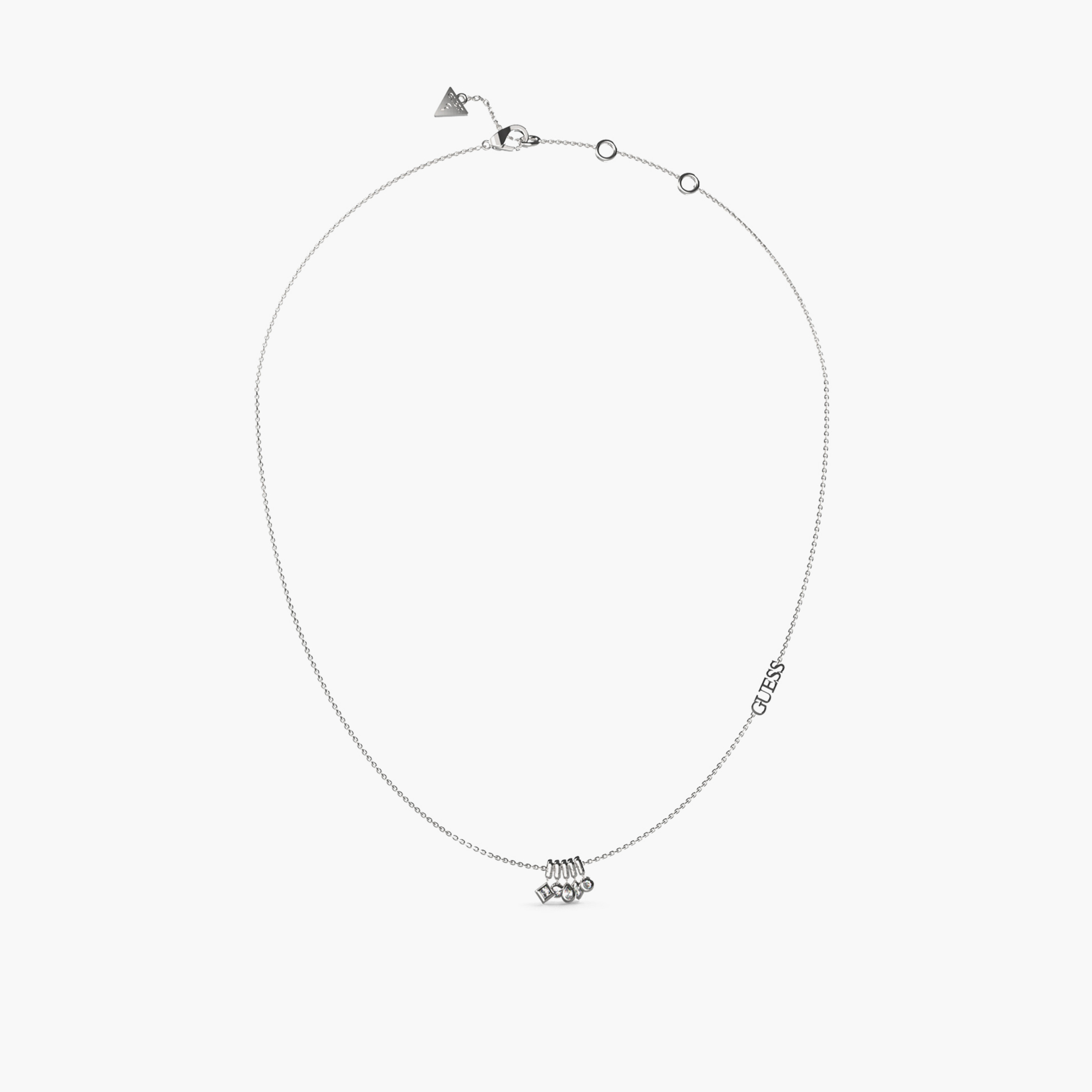 غيس- قلادة نسائية من الفولاذ بمقاس 16-18 بوصة متعددة السلاسل-women-watchesandjewellery-jewellery-necklacesandpendants-image-1