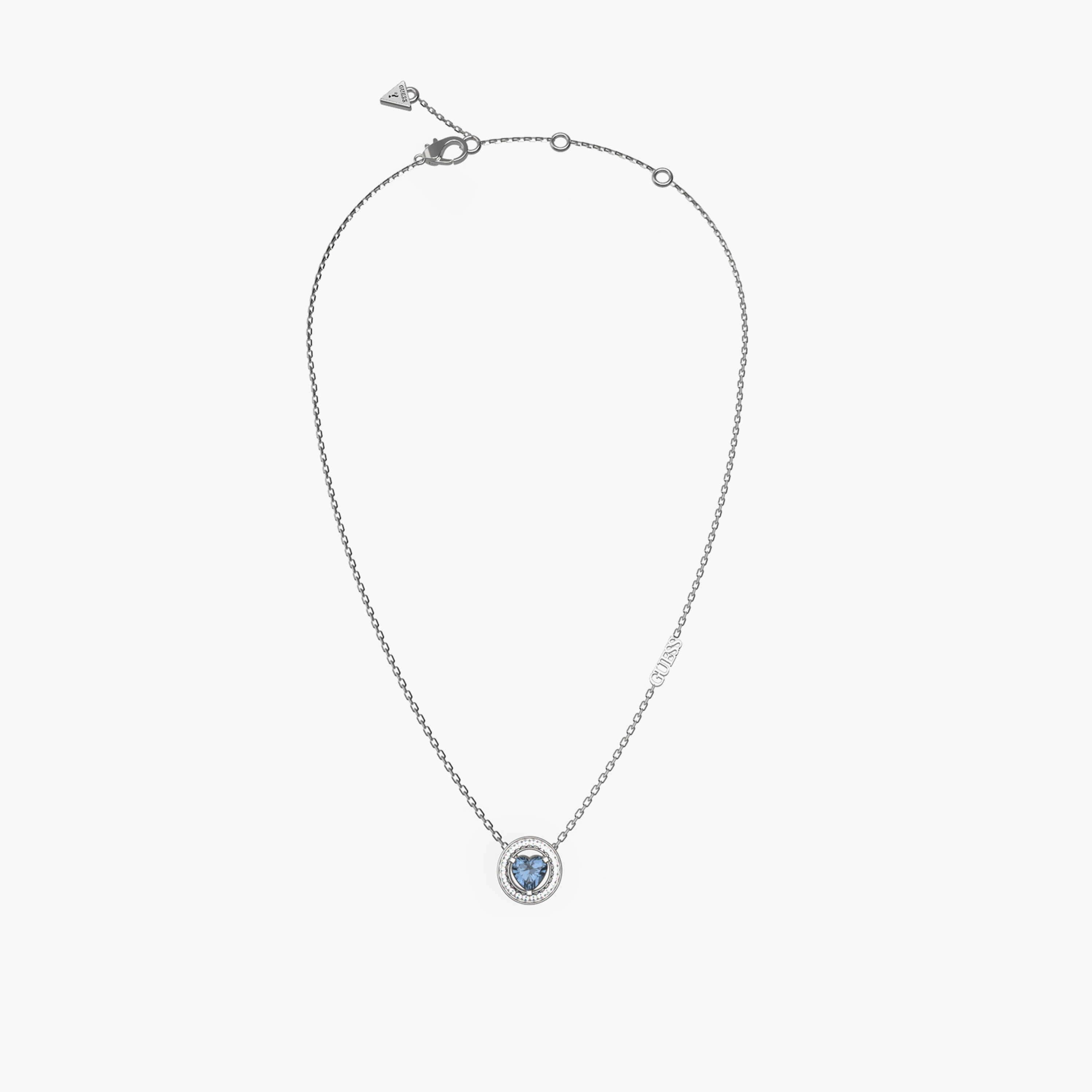 غيس- قلادة نسائية من الفولاذ - قلب من الكريستال مقاس 16-18 بوصة-women-watchesandjewellery-jewellery-necklacesandpendants-image-1